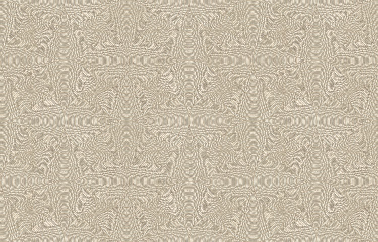 Strukturovaná metalická tapeta s geometrickým vzorem METEORE - SABLE/ARGENT písková