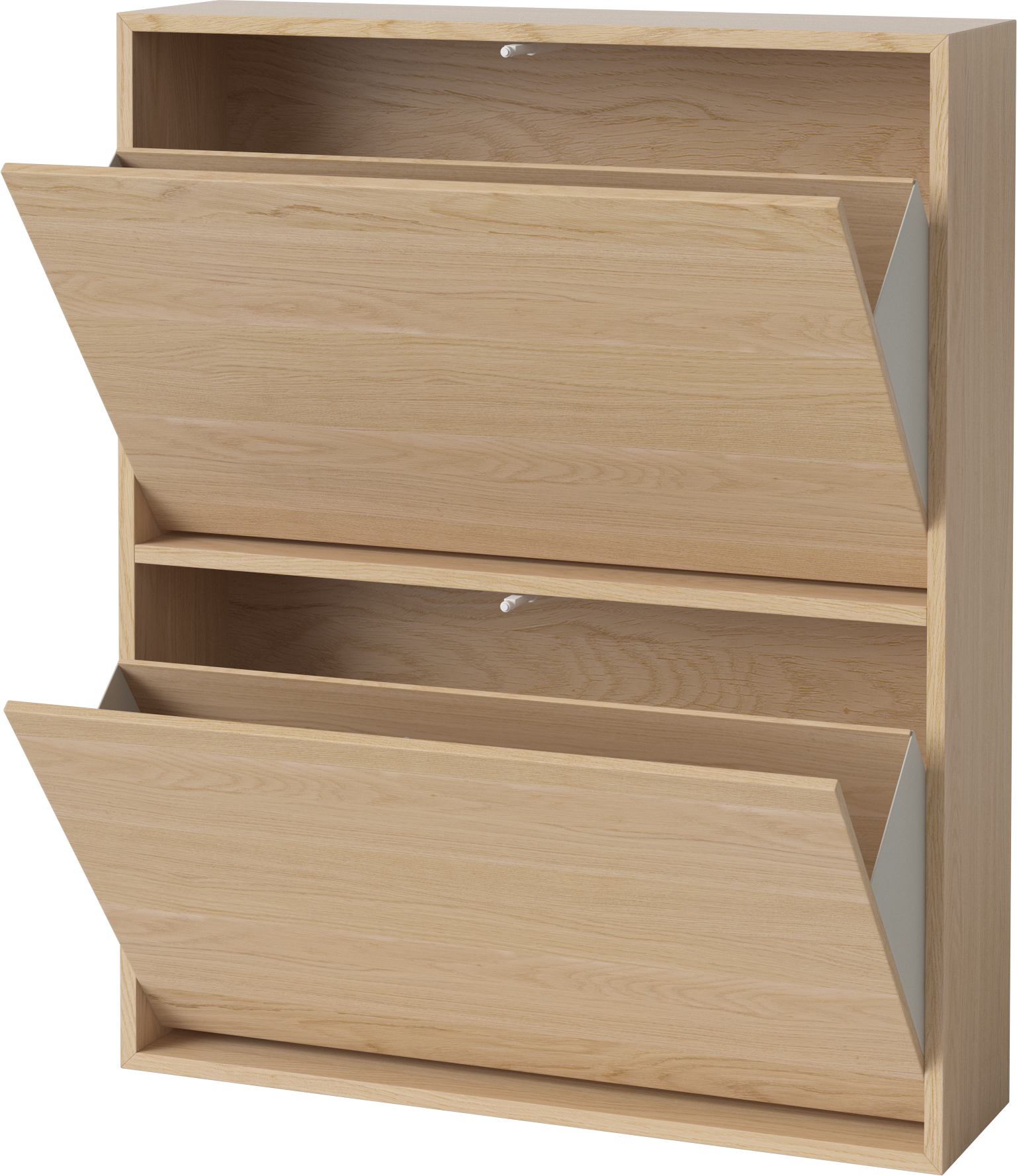 Skříňka na boty CASE bílý dubový dýha