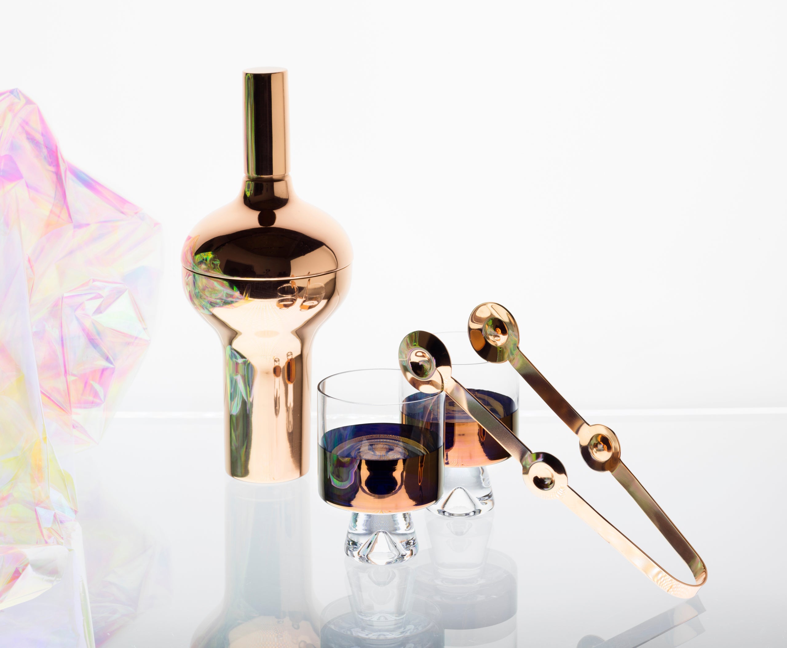 Zestaw szklanek TANK miedziany