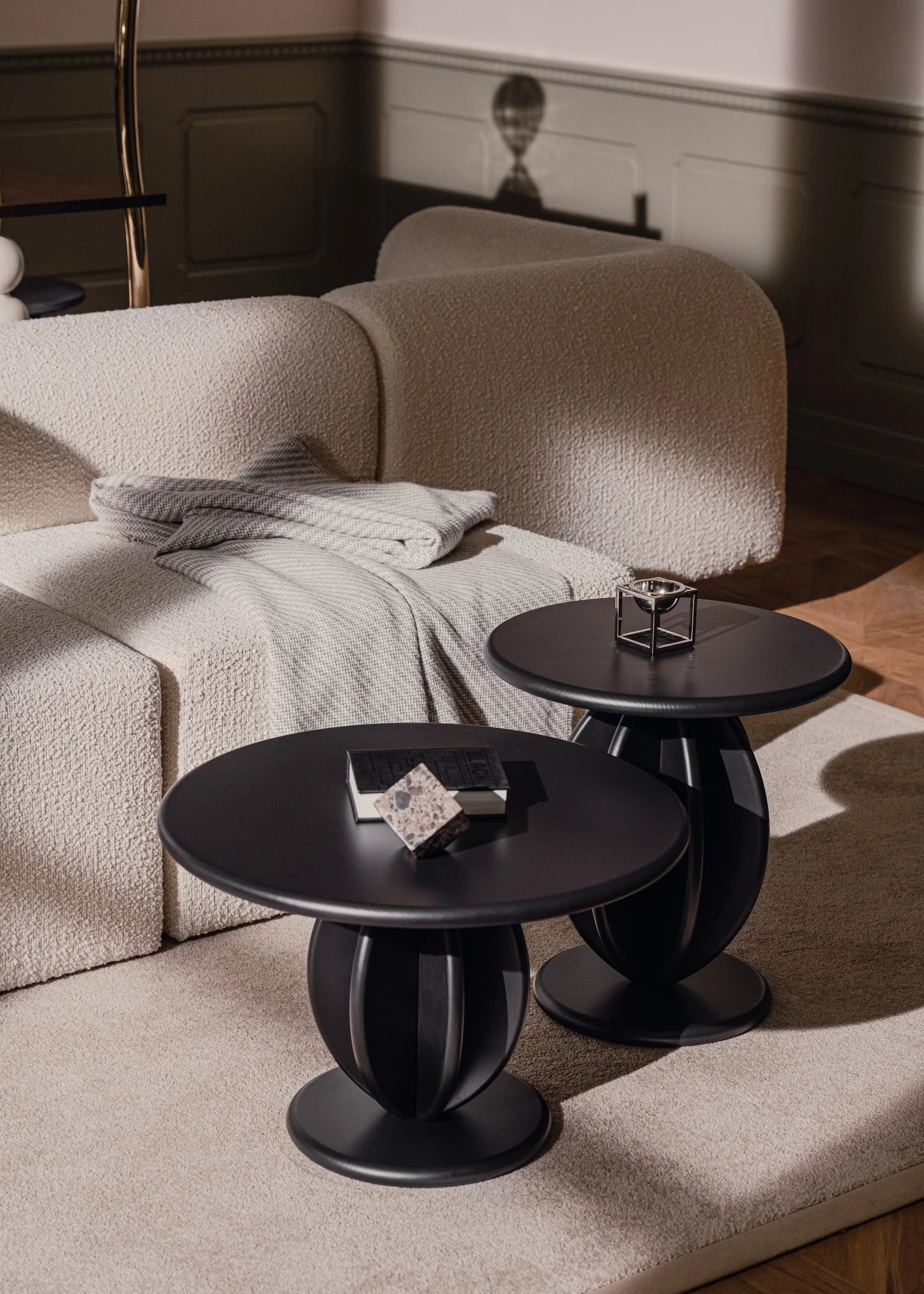 CITRUS Coffee Table Burgundy Ash Wood