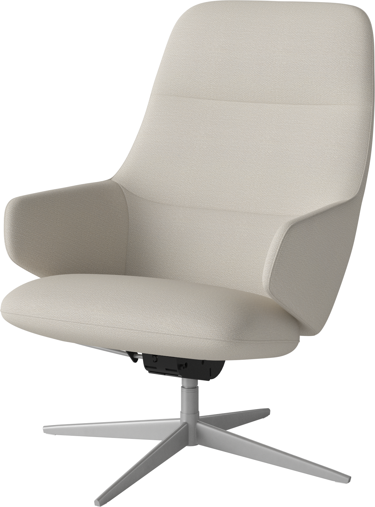 Čalouněné křeslo CLARA s ocelovým podstavcem