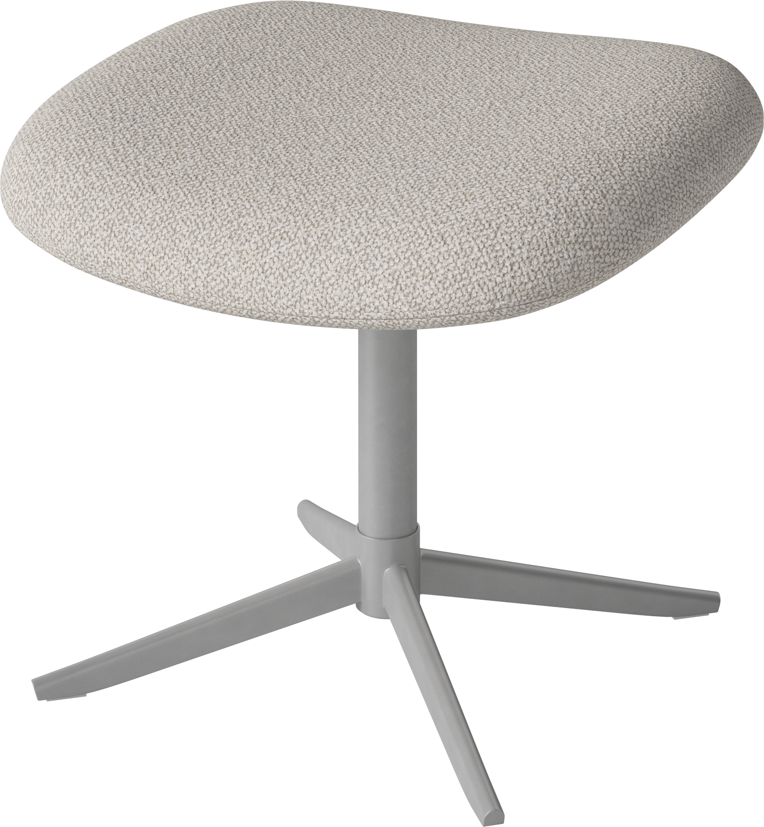 Clara Upholstered footrest metal base