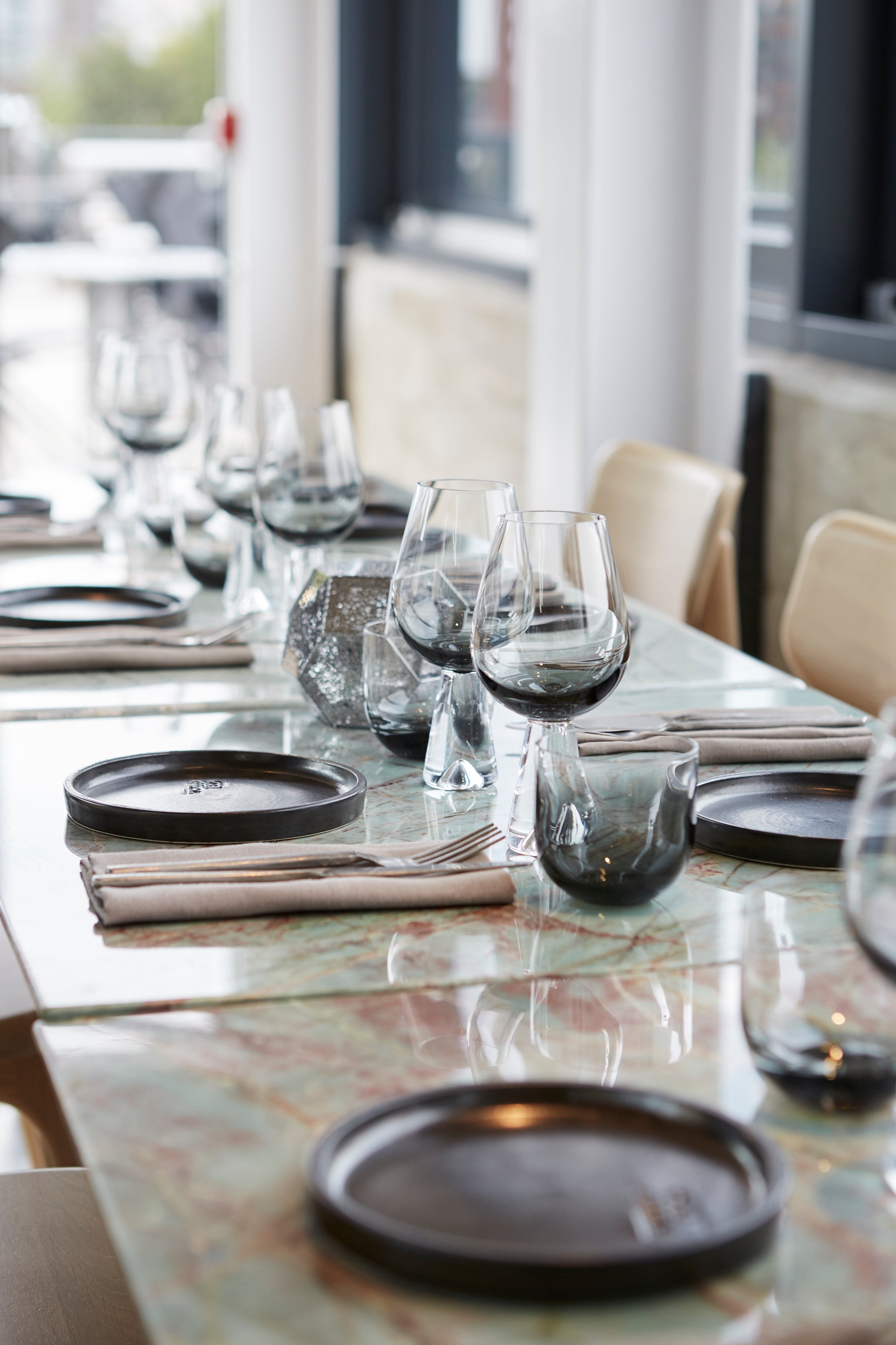 Sada sklenic na whiskey TANK černé sklo