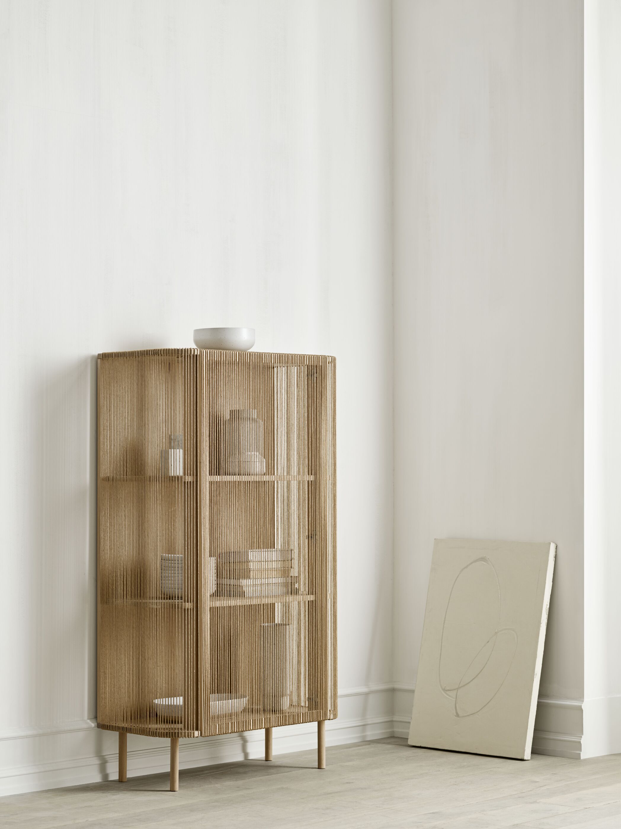 Skříňka CORD bělené dubové dřevo