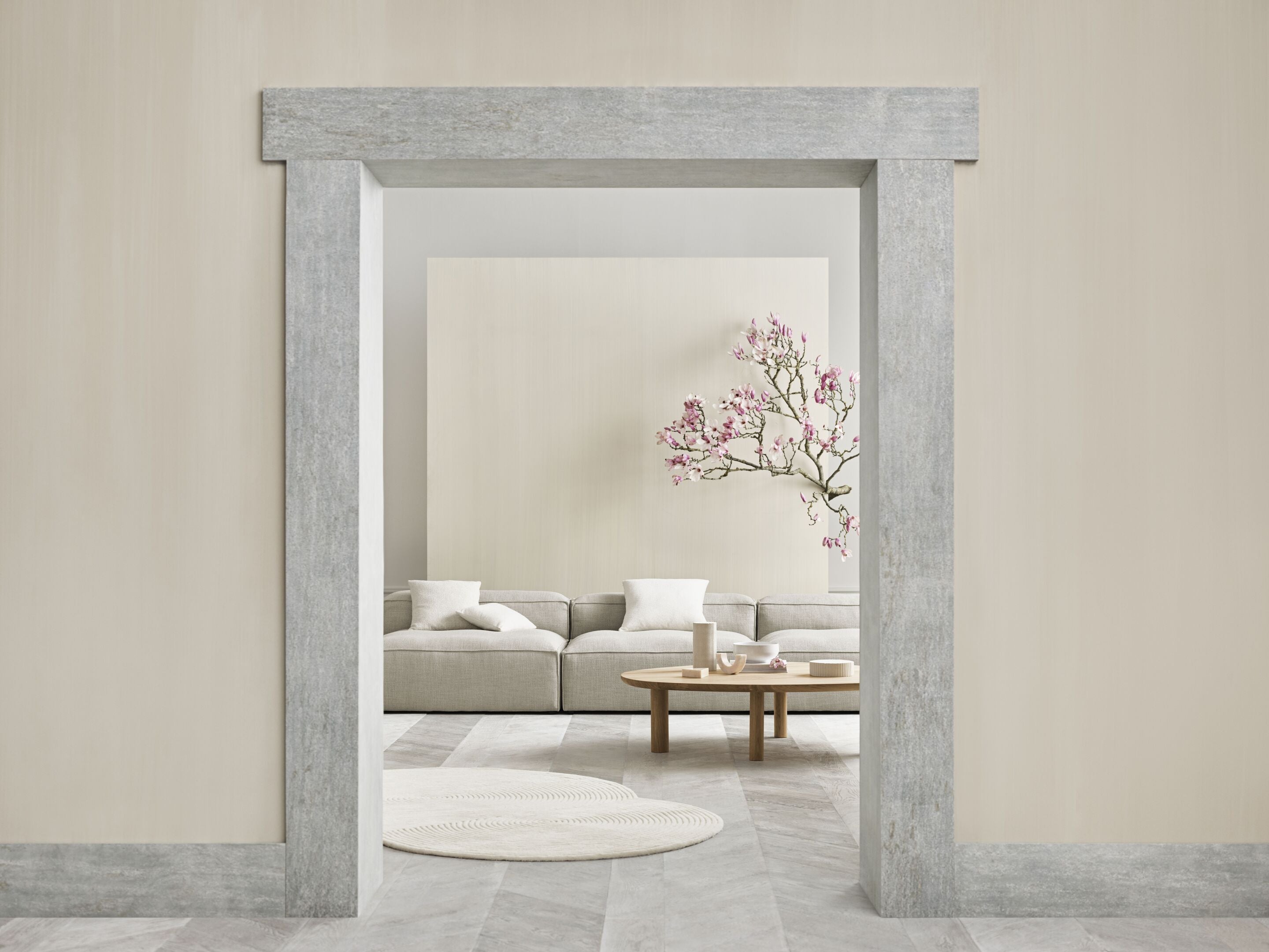 Modulární pohovka COSIMA - levostranný šezlong čalouněný