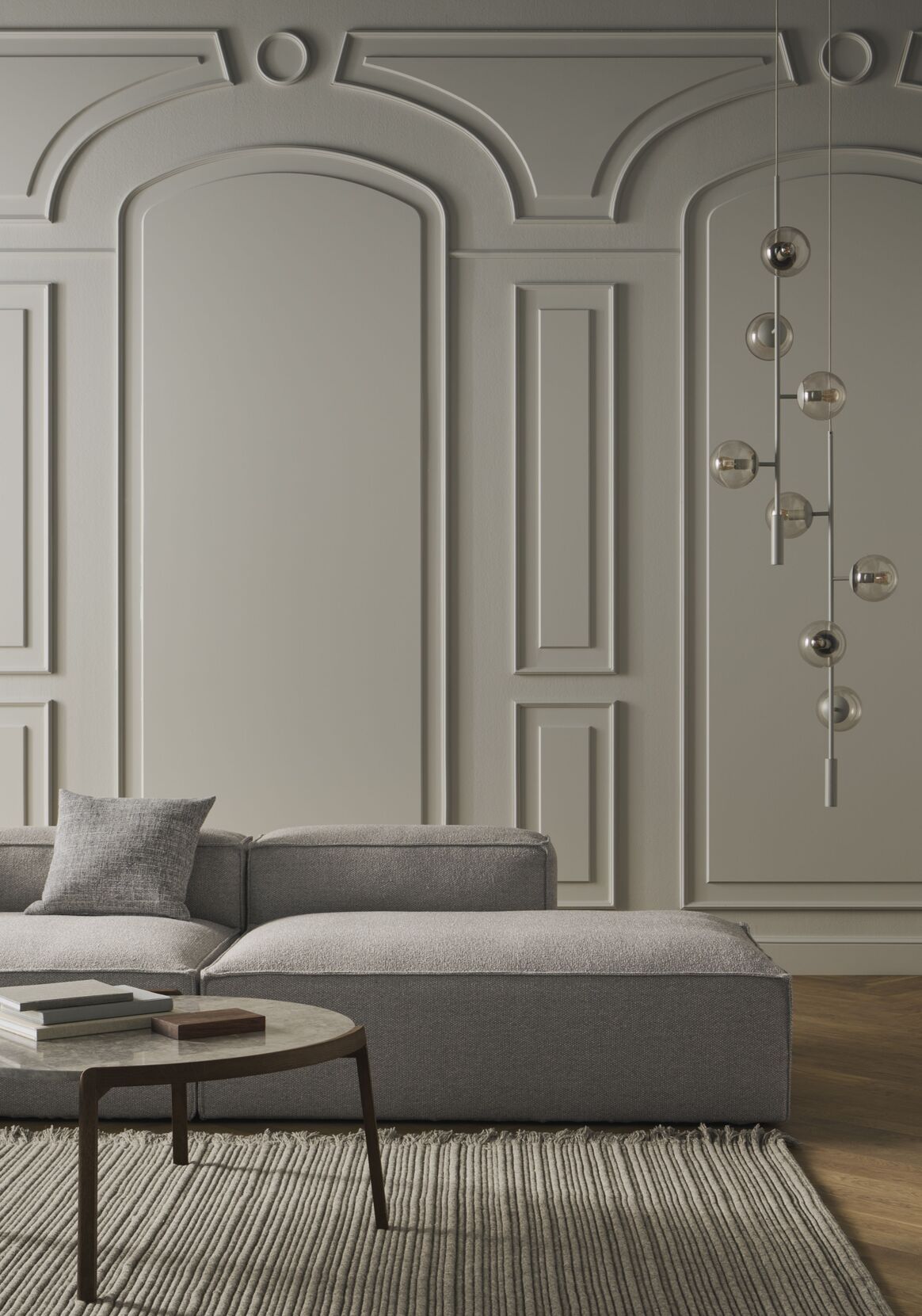 Modulová pohovka COSIMA - pravý modul s otevřenou stranou