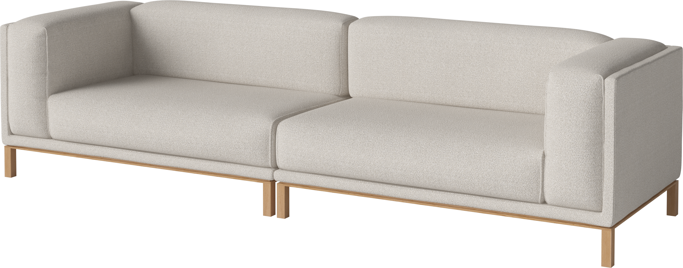 Sofa 2-modulová COSY základna z dubového dřeva