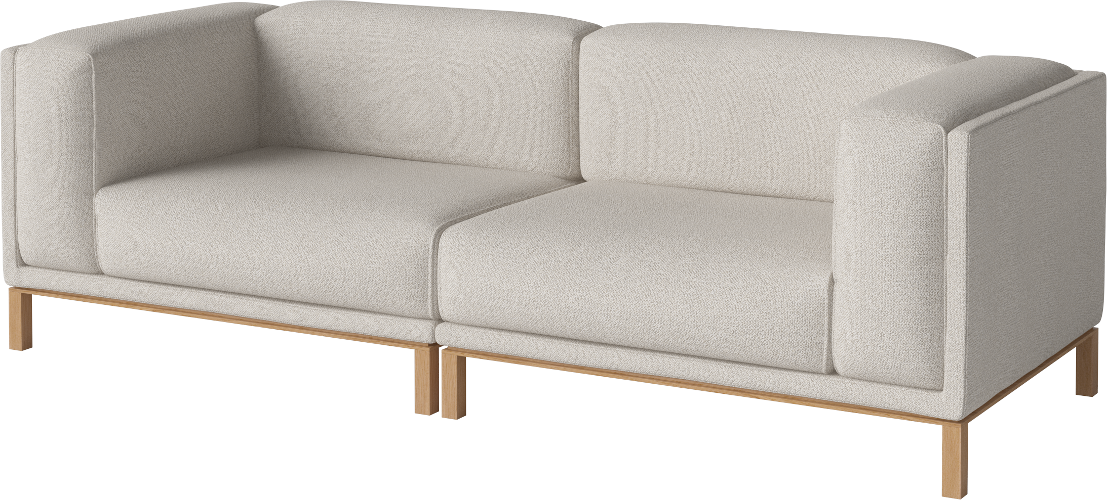 Sofa 2-modulová COSY základna z dubového dřeva