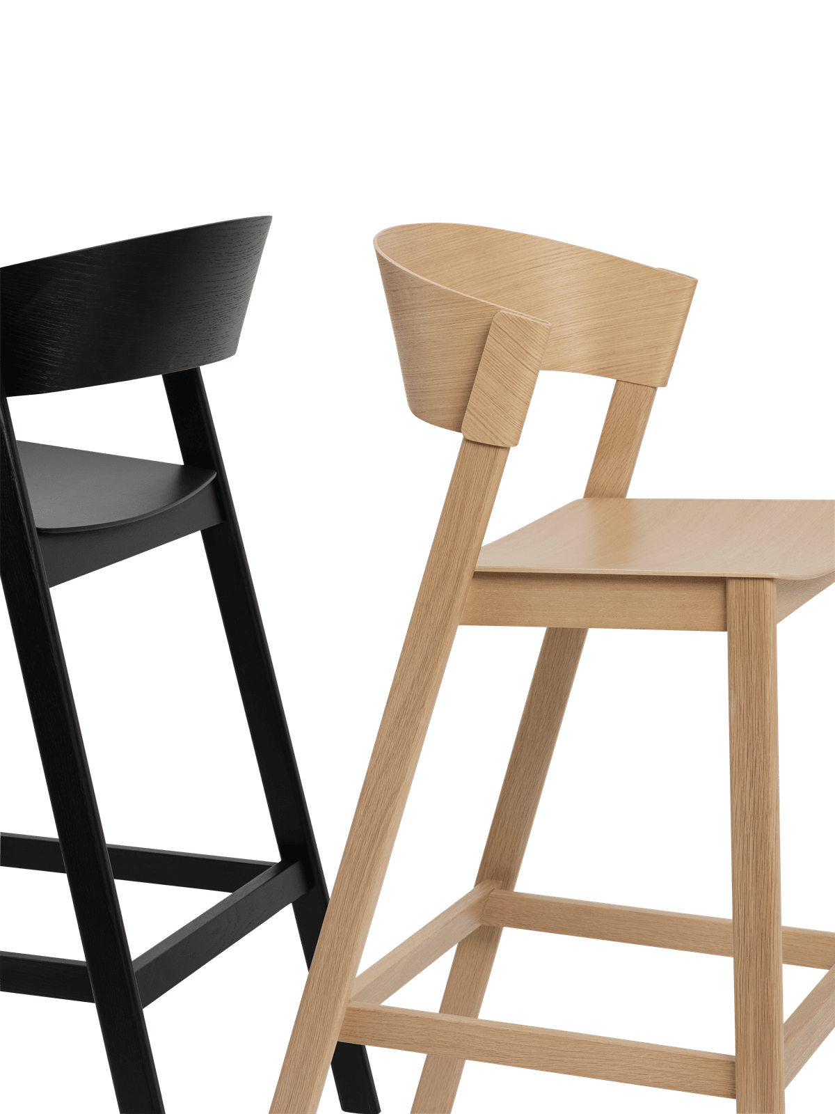 COVER Bar Stool in Oak Veneer