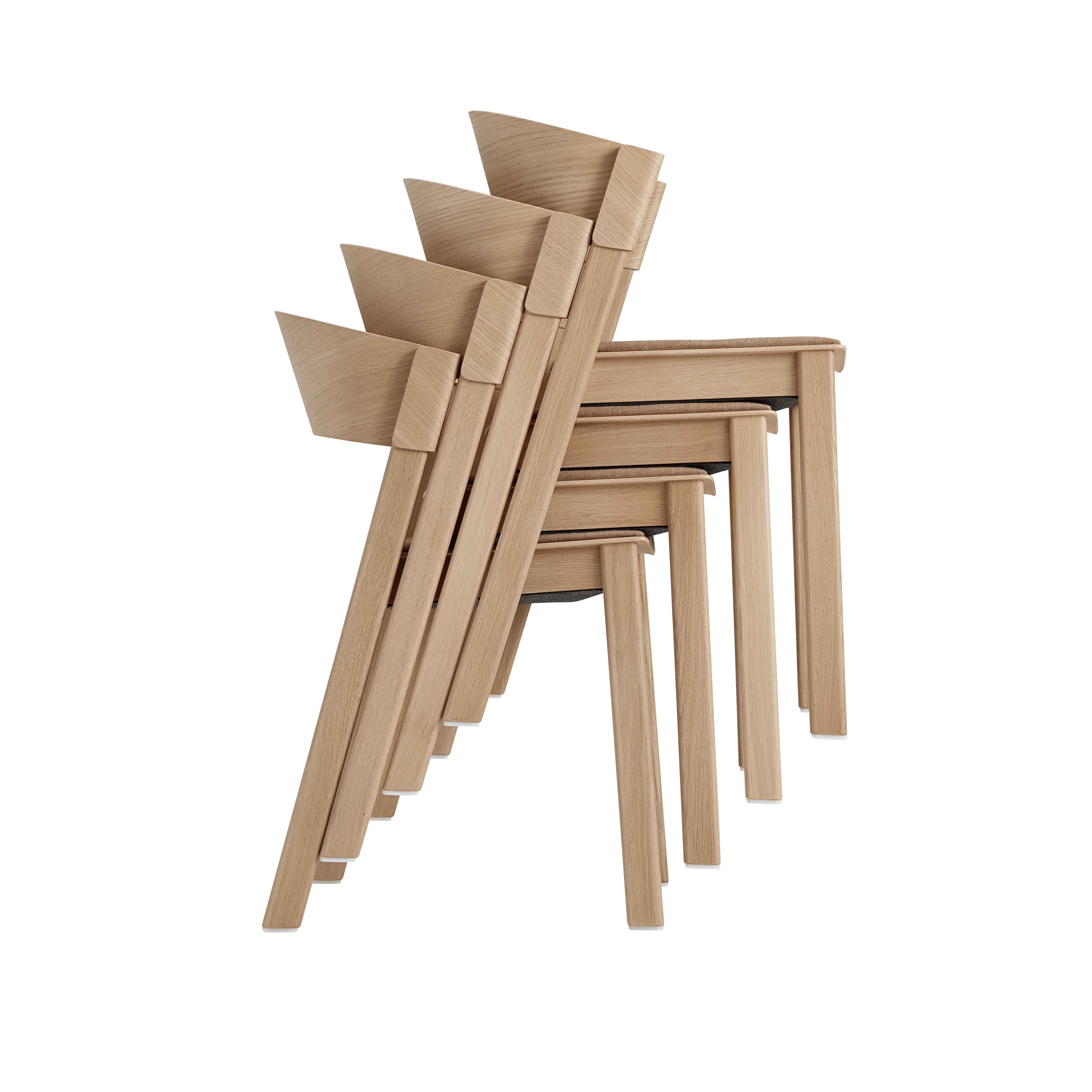 COVER Chair - Customizable with Oak Base