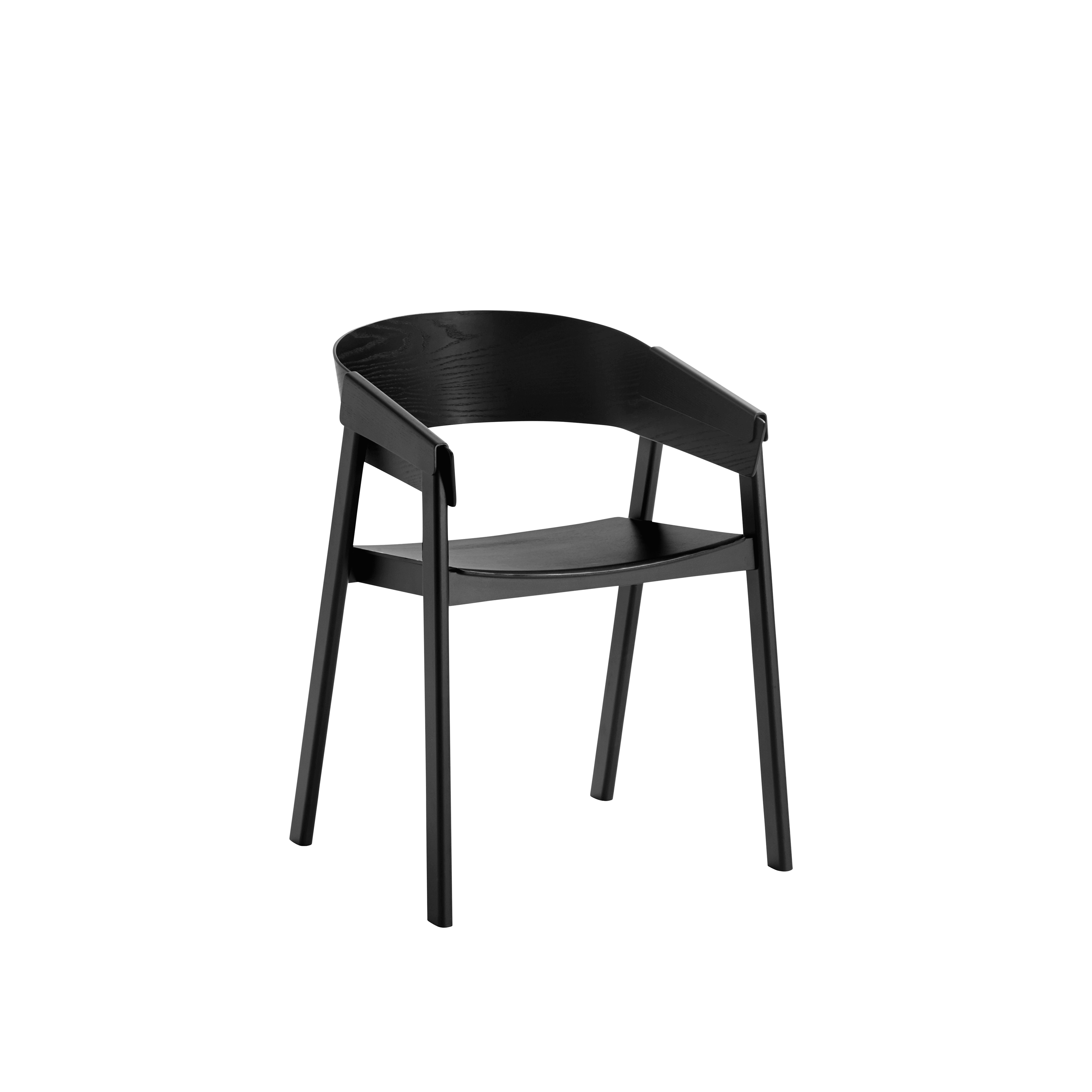 Křeslo s opěrkami COVER černé
