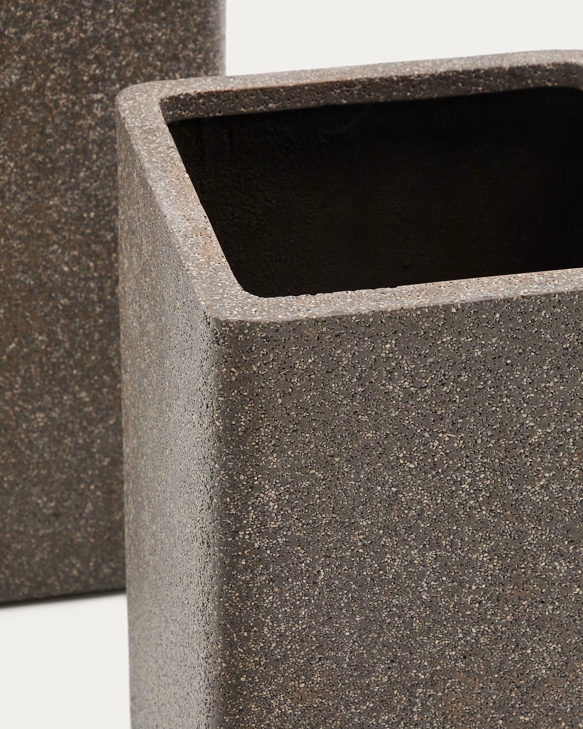 Sada vysokých květináčů MINOA hnědá policement