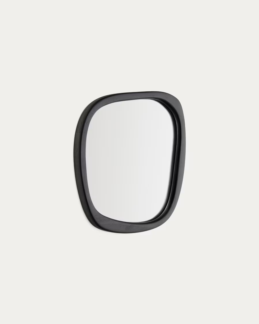 Lustr ALURA černé teakové dřevo