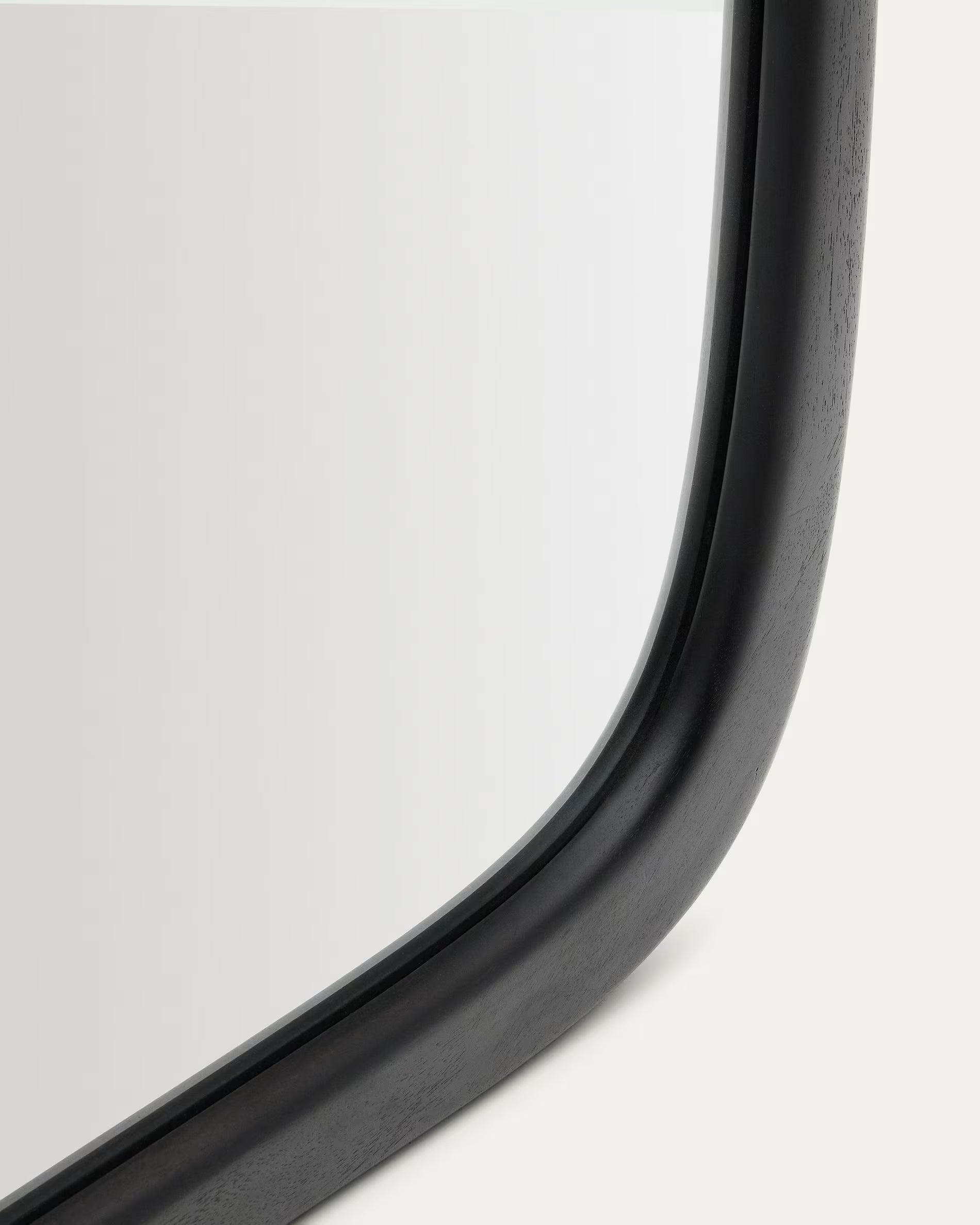 ALURA Rectangular Mirror Black Teak Wood