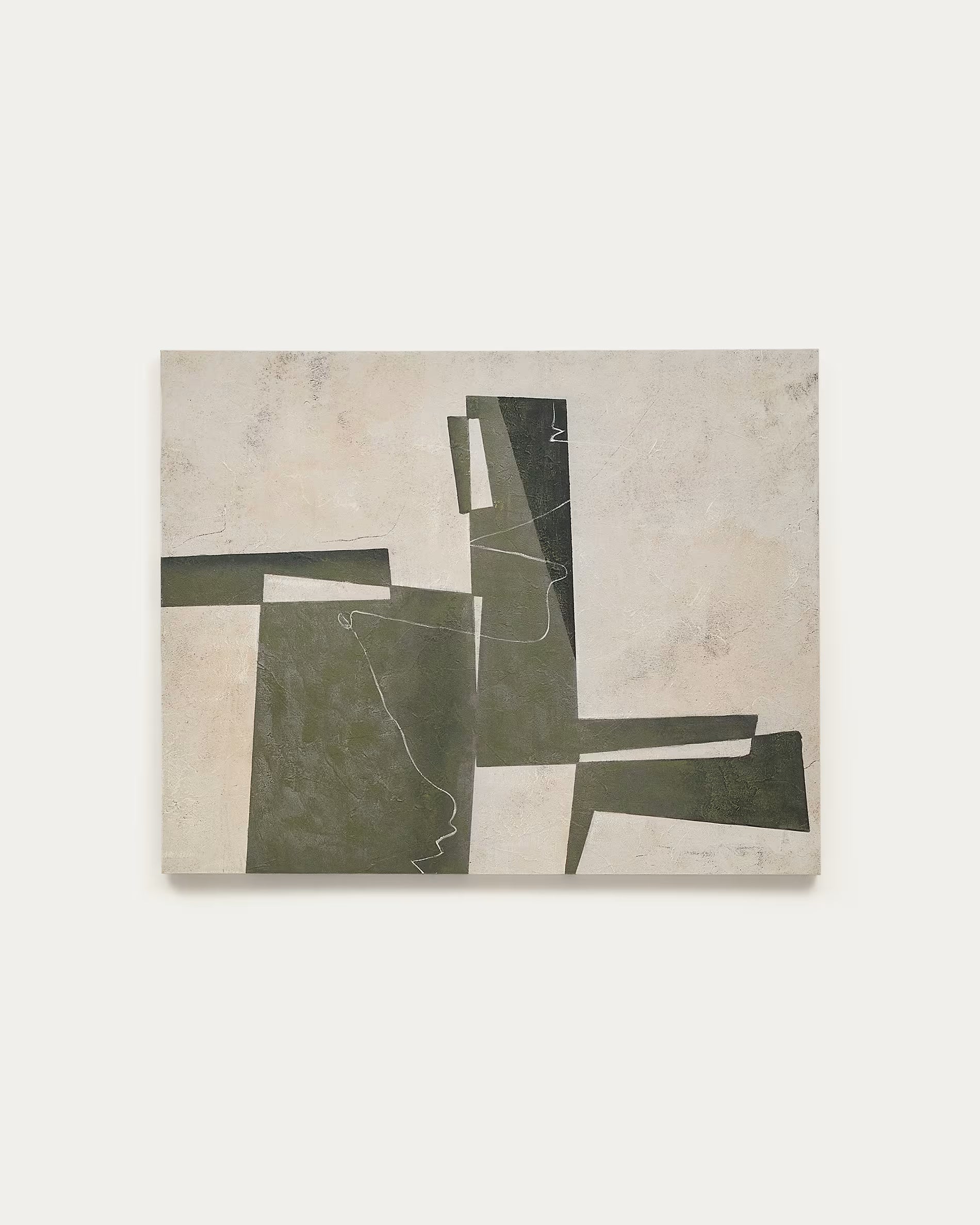 FIDA Picture in Green with Beige