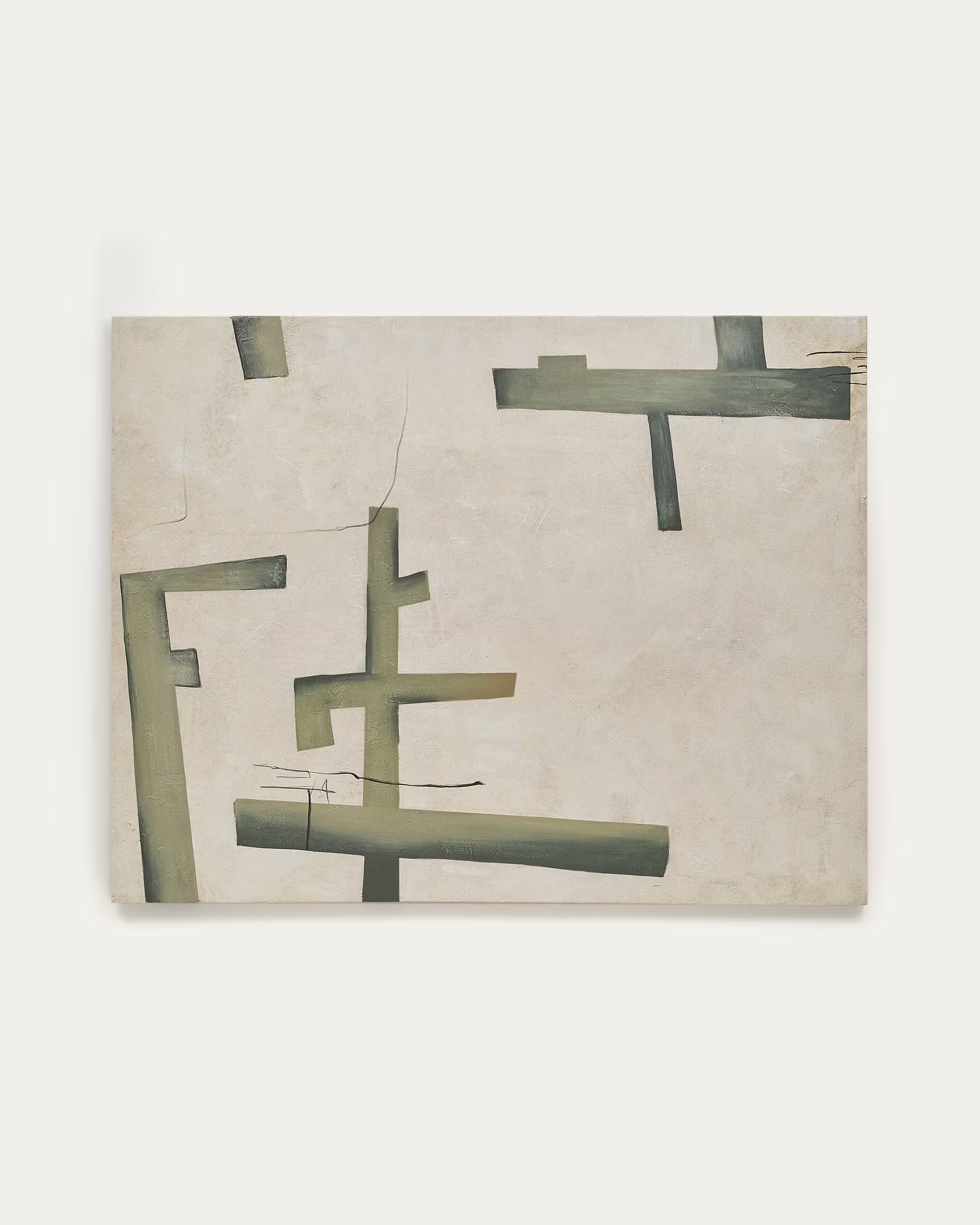 FIDA Picture in Green with Beige