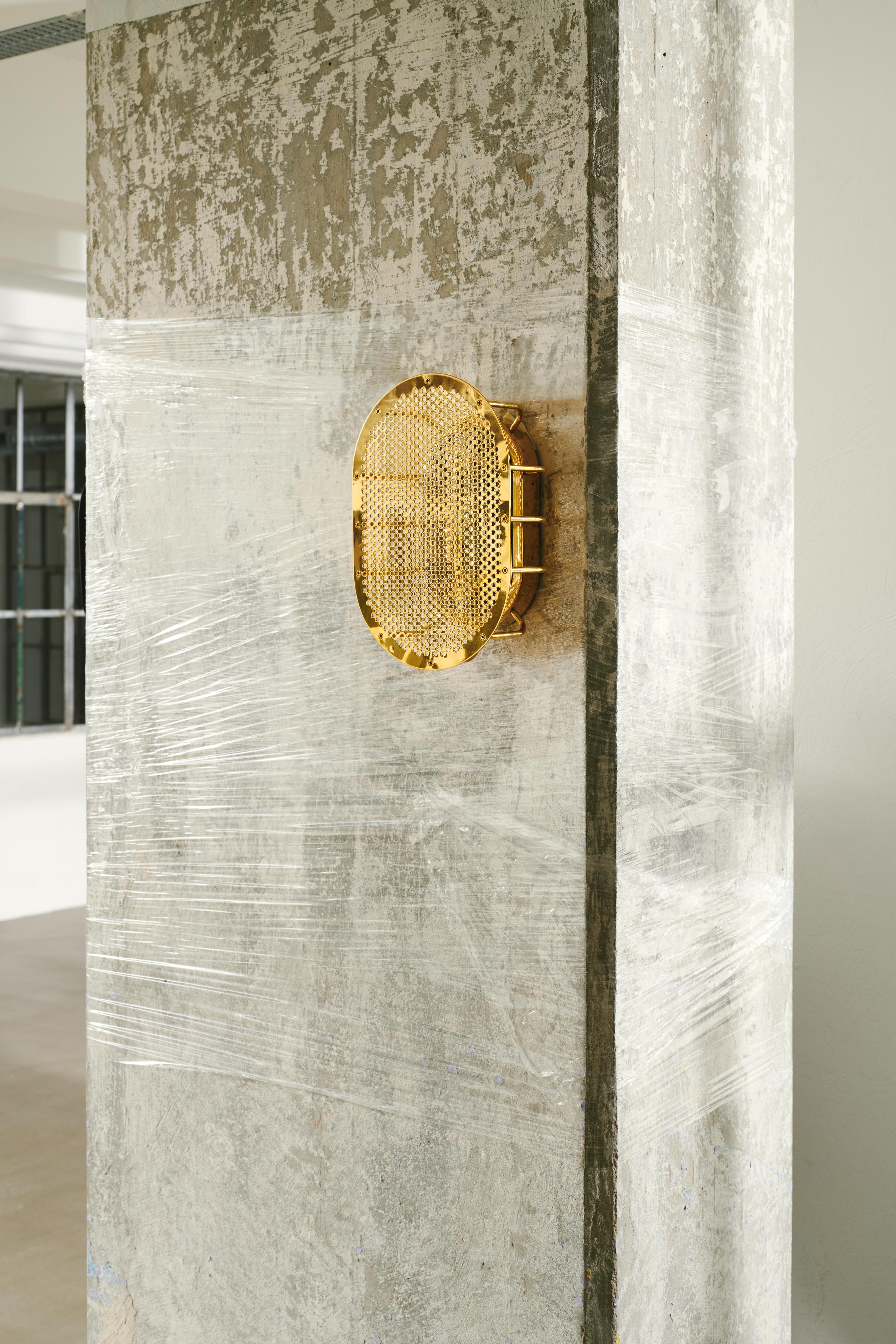 Kinkiet zewnętrzny NIGHT RIDER lakierowany mosiądz