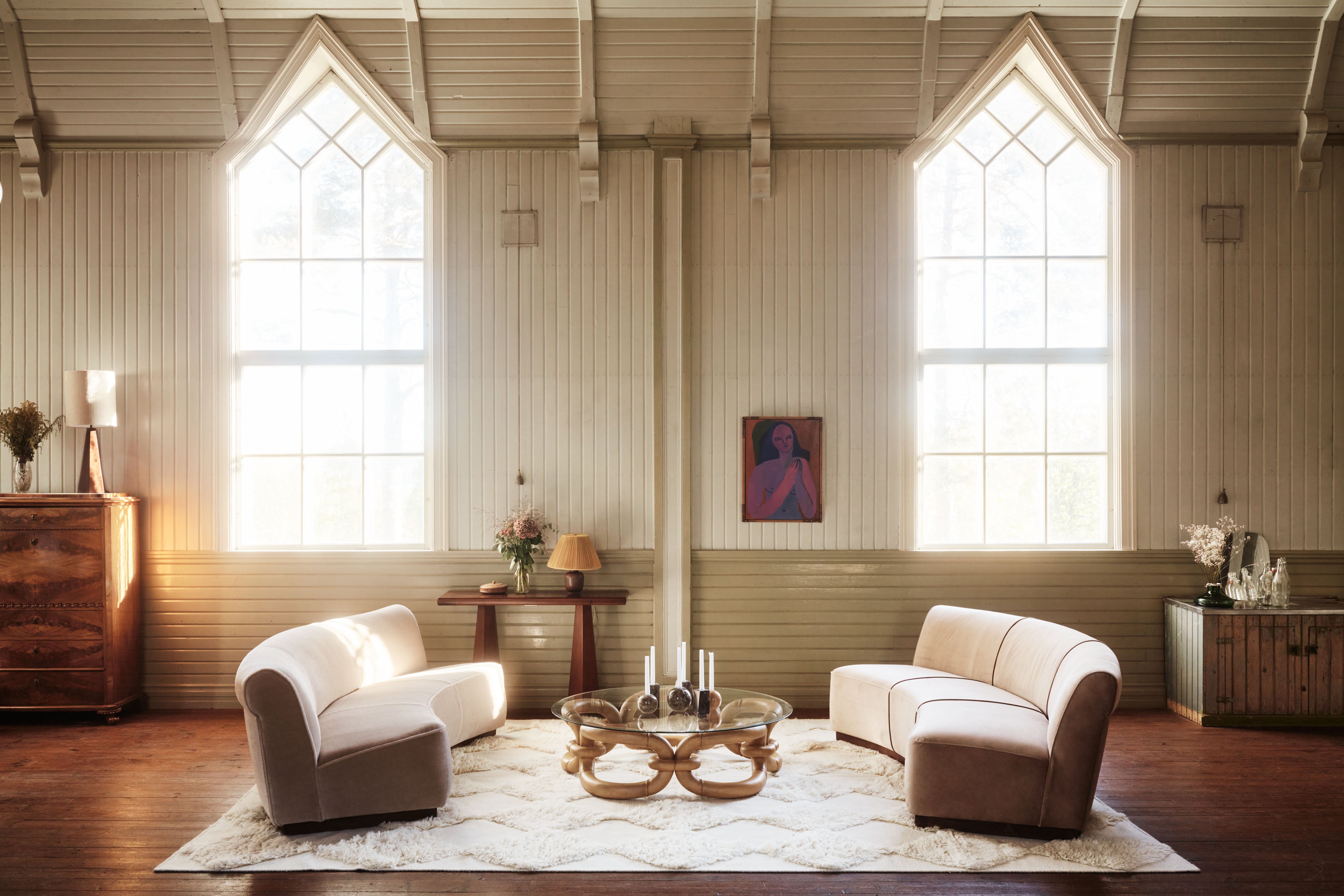 Sofa PARIS beżowy welur