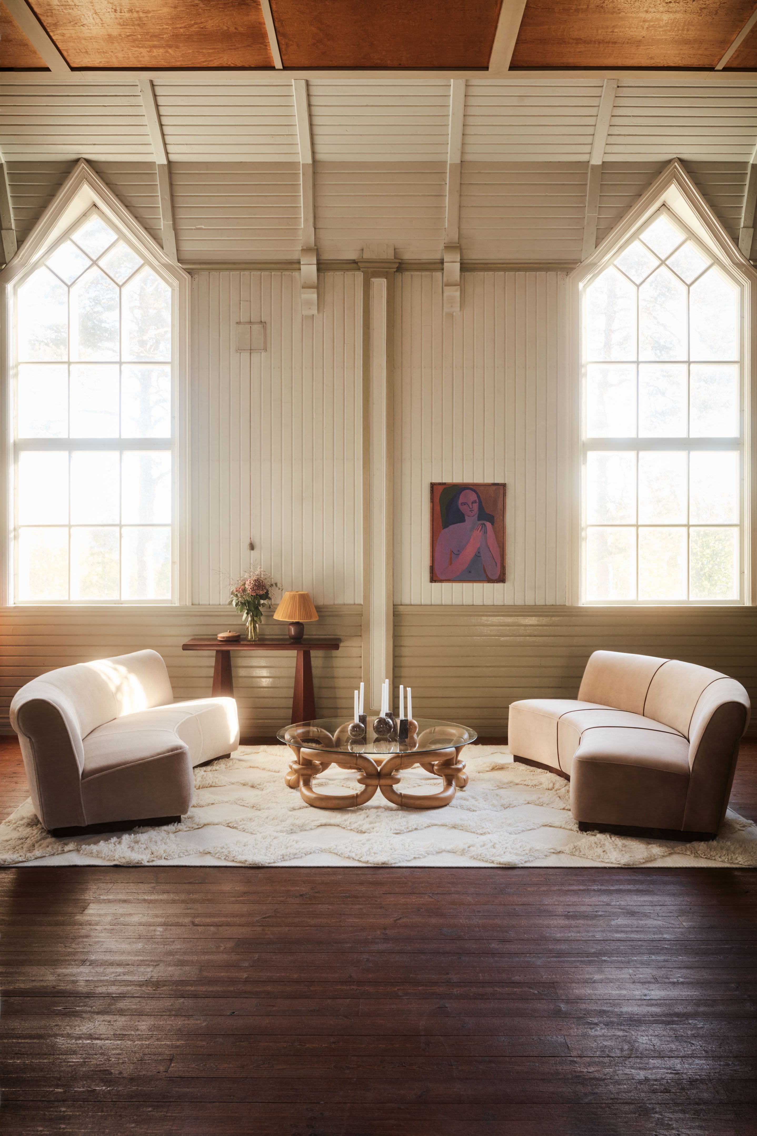 Sofa PARIS beżowy welur