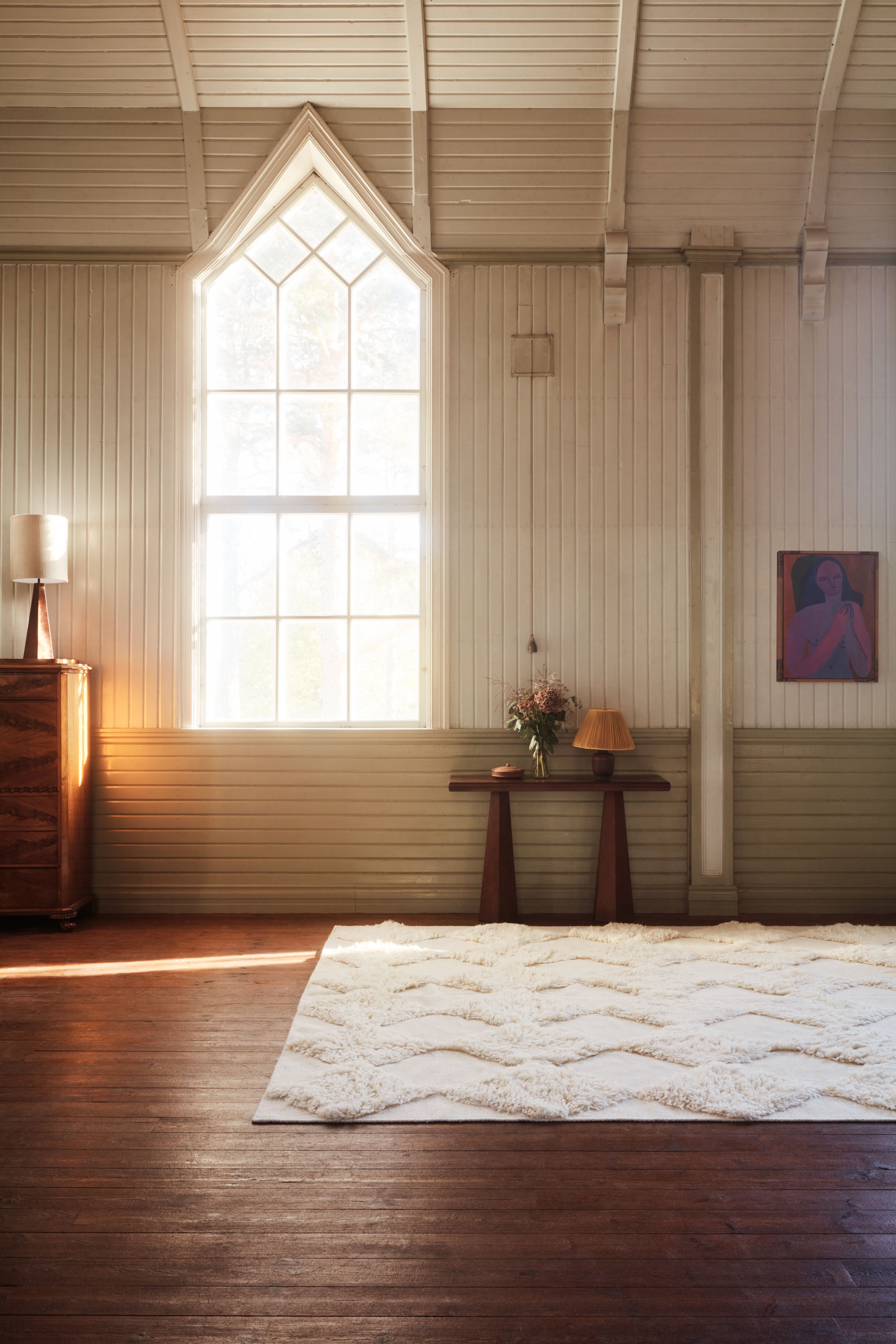 Dywan CHESS RYA kremowy