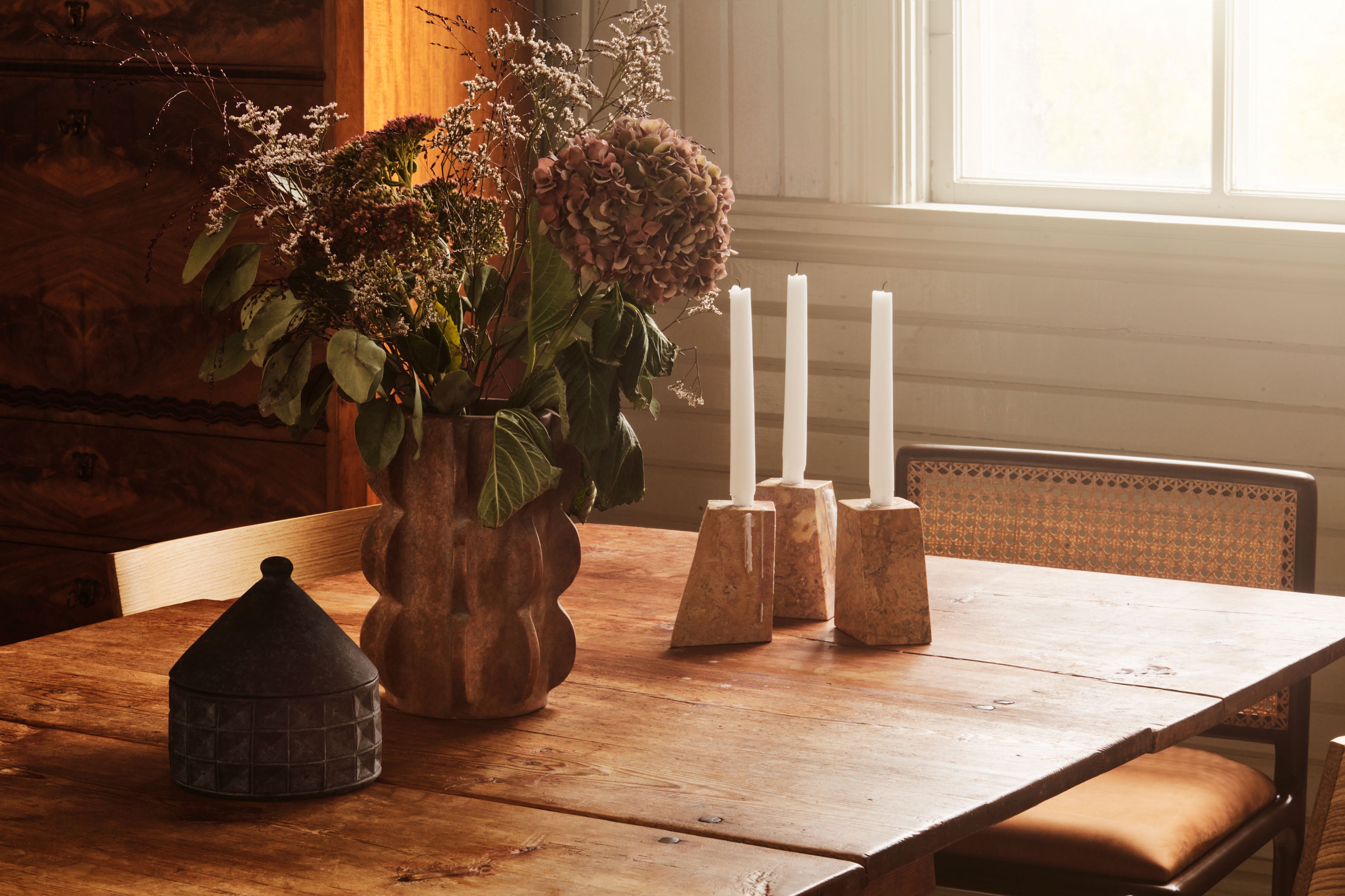 ARCISSIMO vase brown ceramic