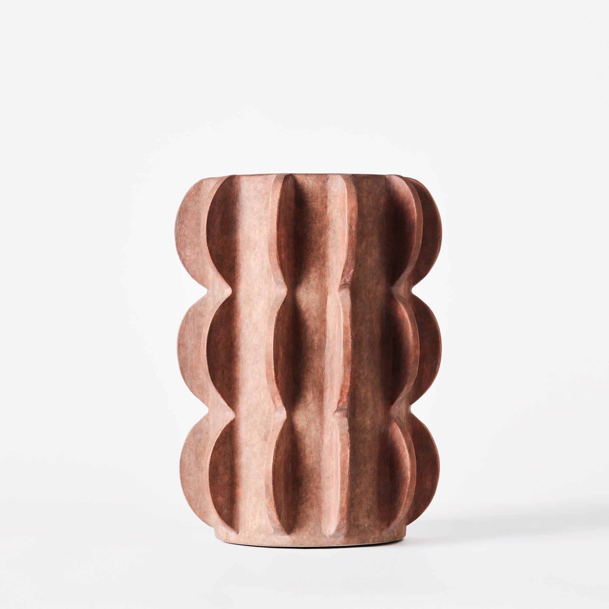 ARCISSIMO vase brown ceramic