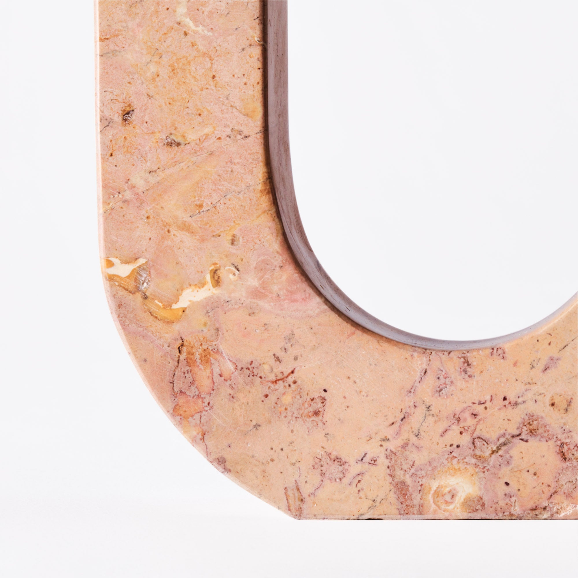 ARCO Candle Holder Orange Marble