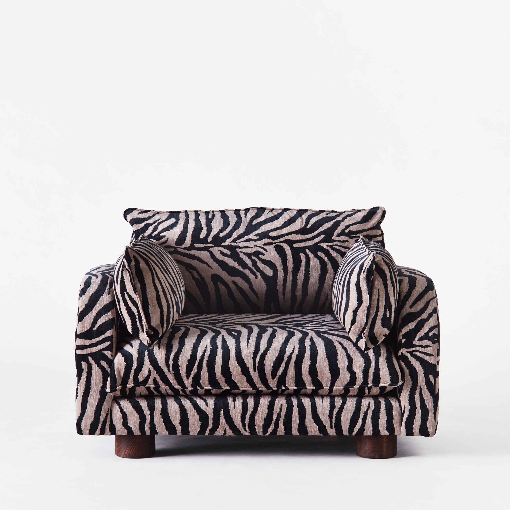 Fotel MILES LOVESEAT zebra