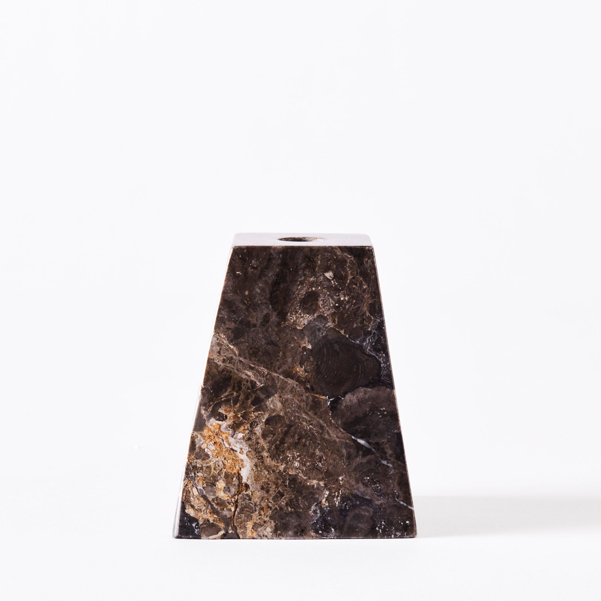 Zestaw świeczników PYRAMID szary marmur