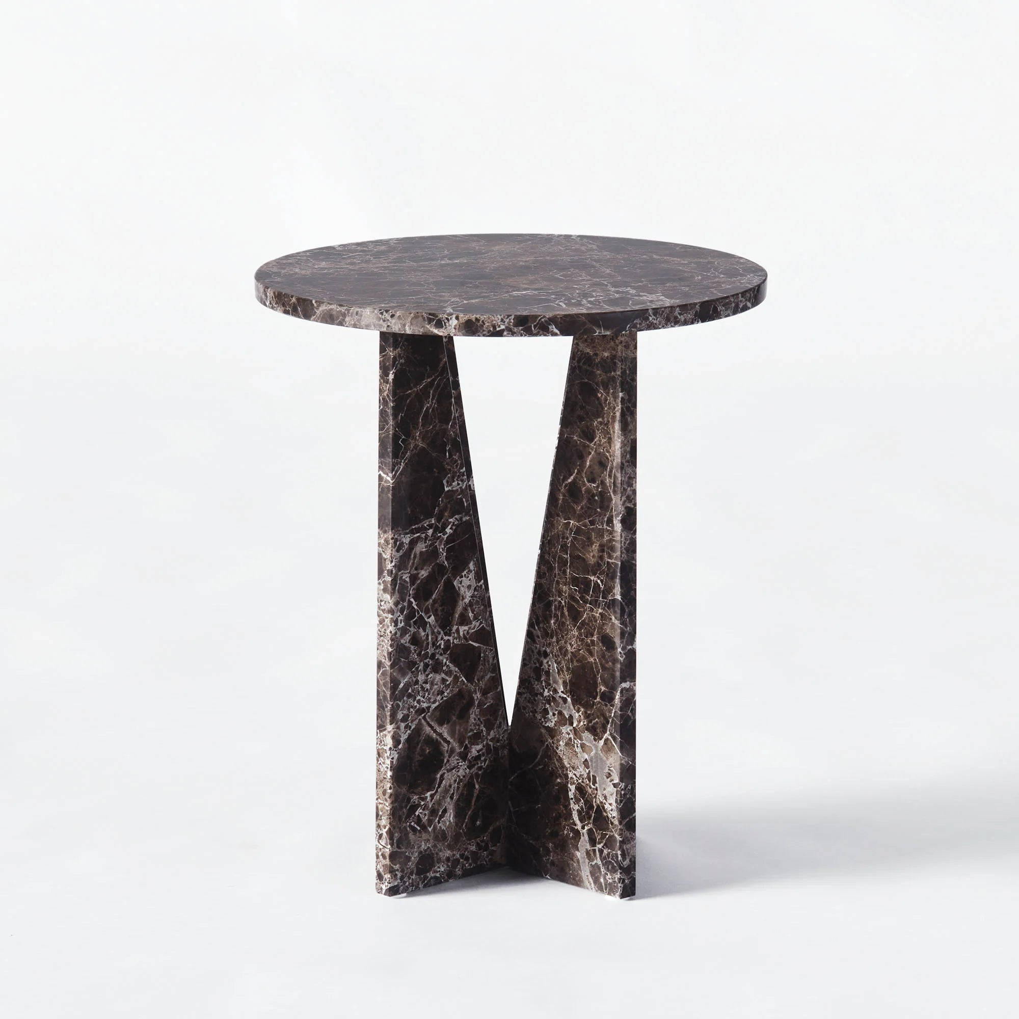 Side table V Emperador marble