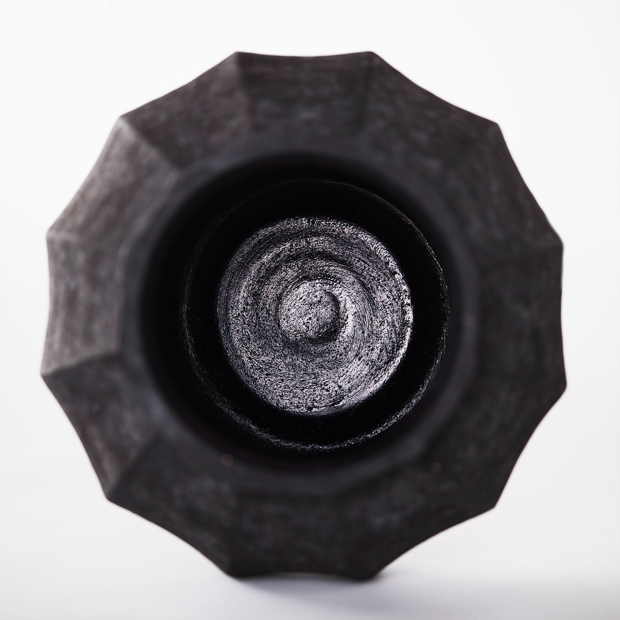 Wazon WEDGES czarna ceramika