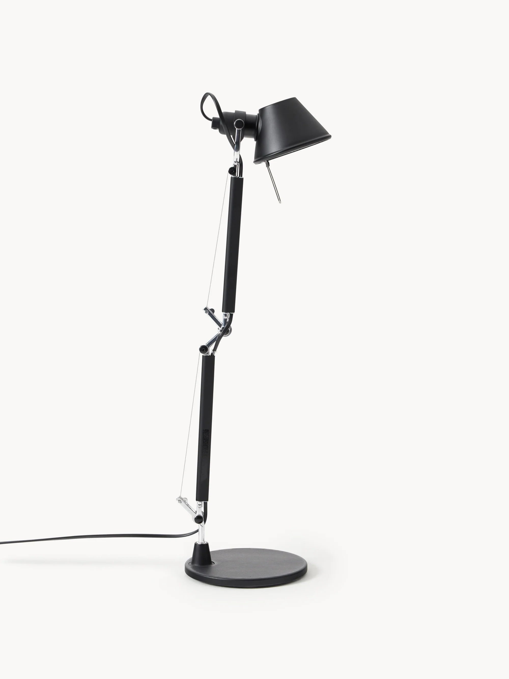 Lampa biurkowa regulowana TOLOMEO MICRO matowy czarny