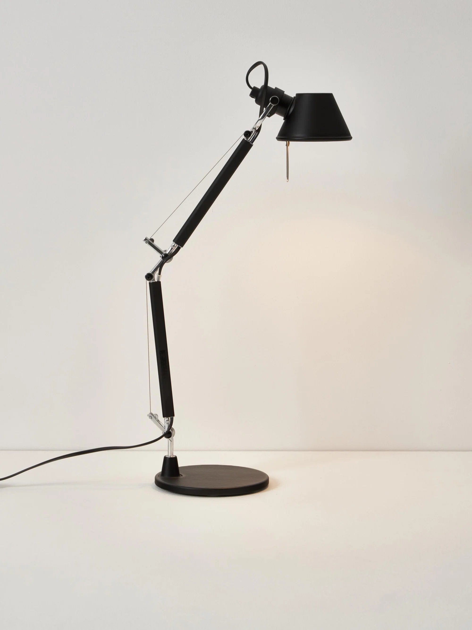Lampa biurkowa regulowana TOLOMEO MICRO matowy czarny