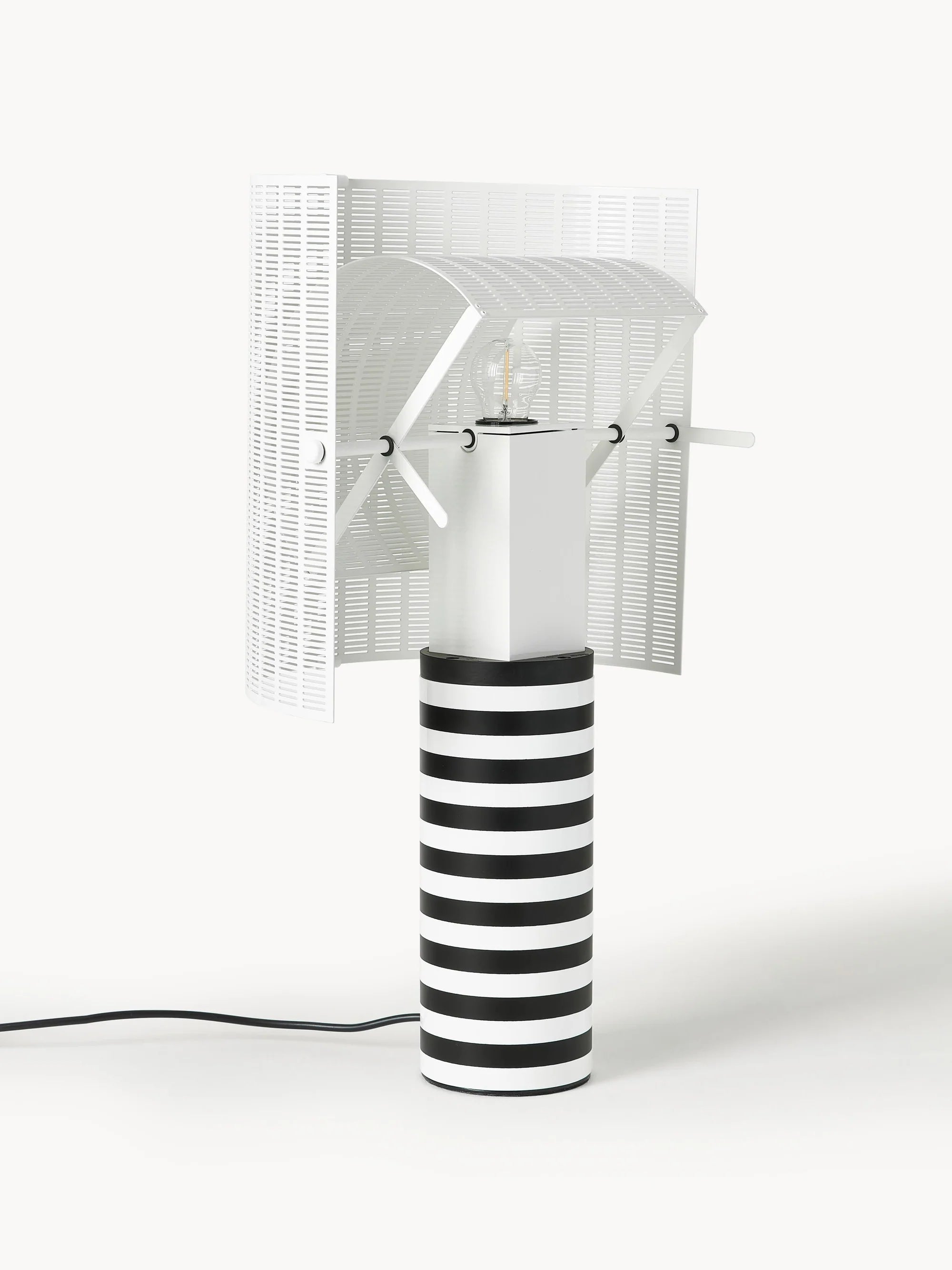 Stolní lampa SHOGUN bílá s černou