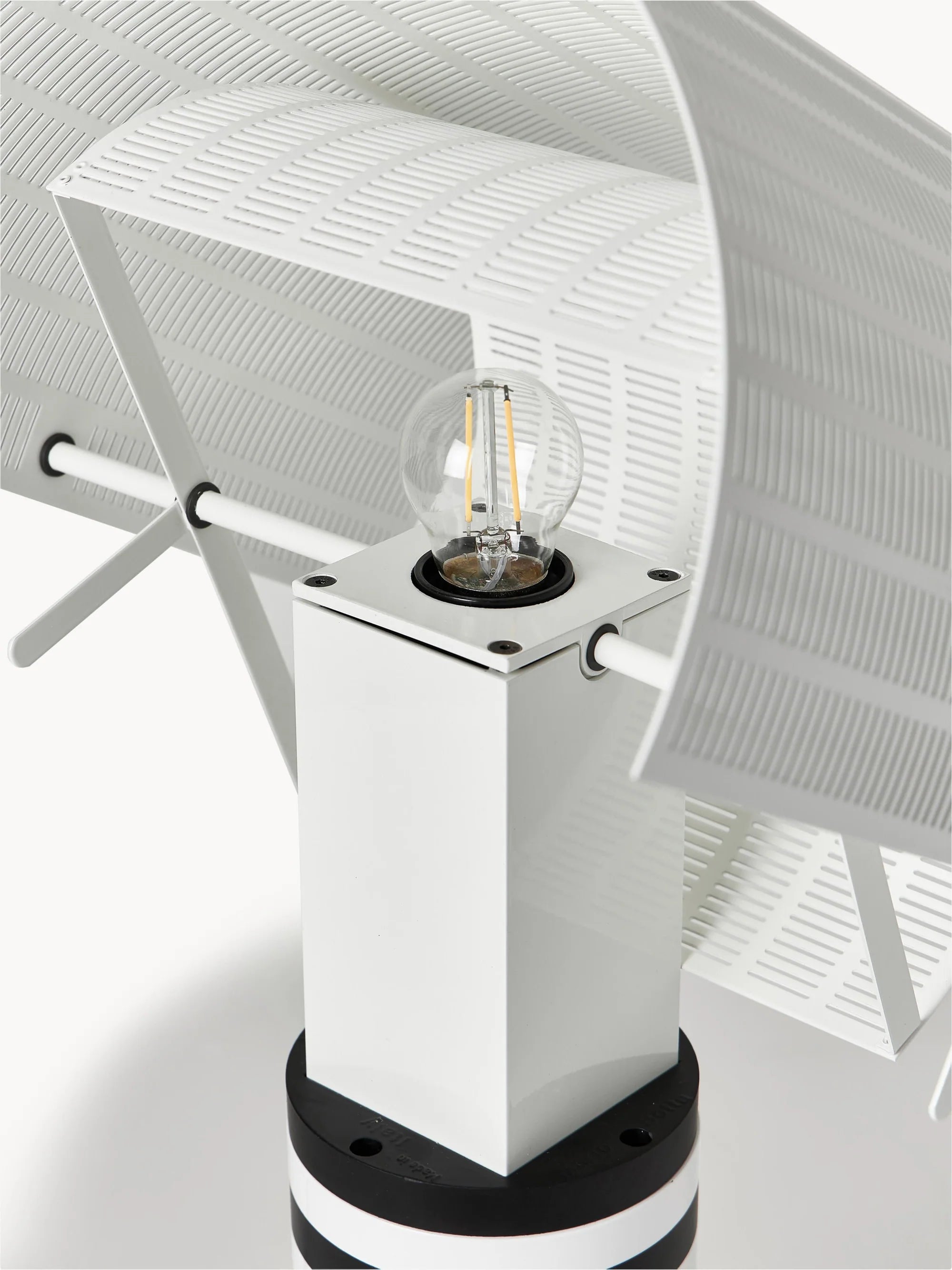 Stolní lampa SHOGUN bílá s černou