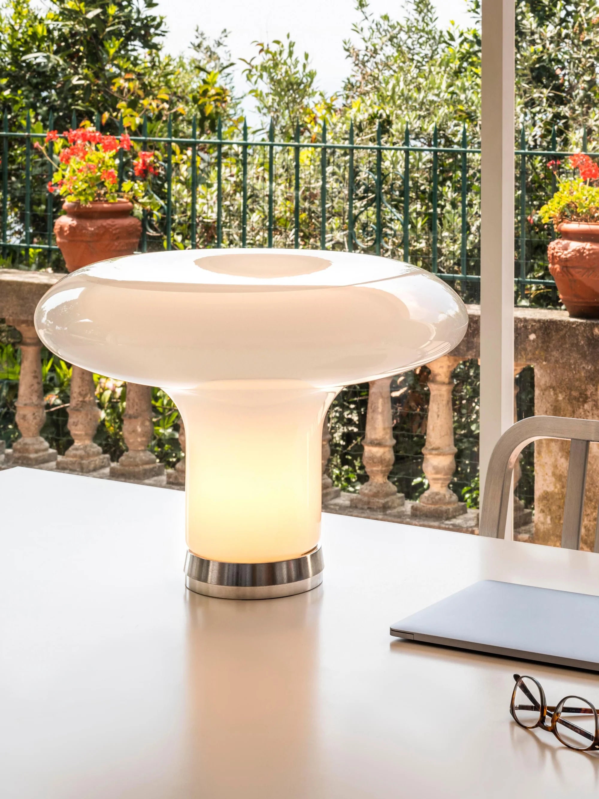 Lampa stołowa LESBO szkło dmuchane