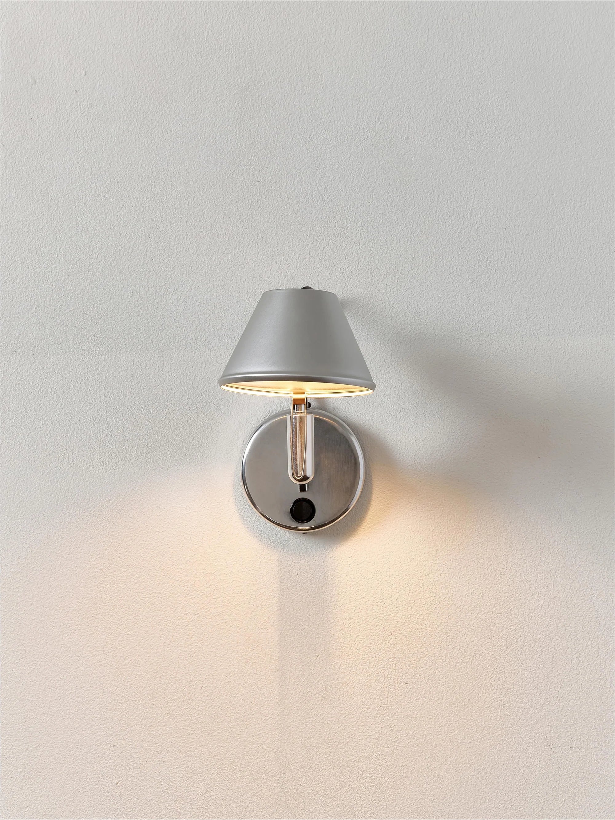 Nastavitelný nástěnný svítilna TOLOMEO MICRO FARETTO hliník