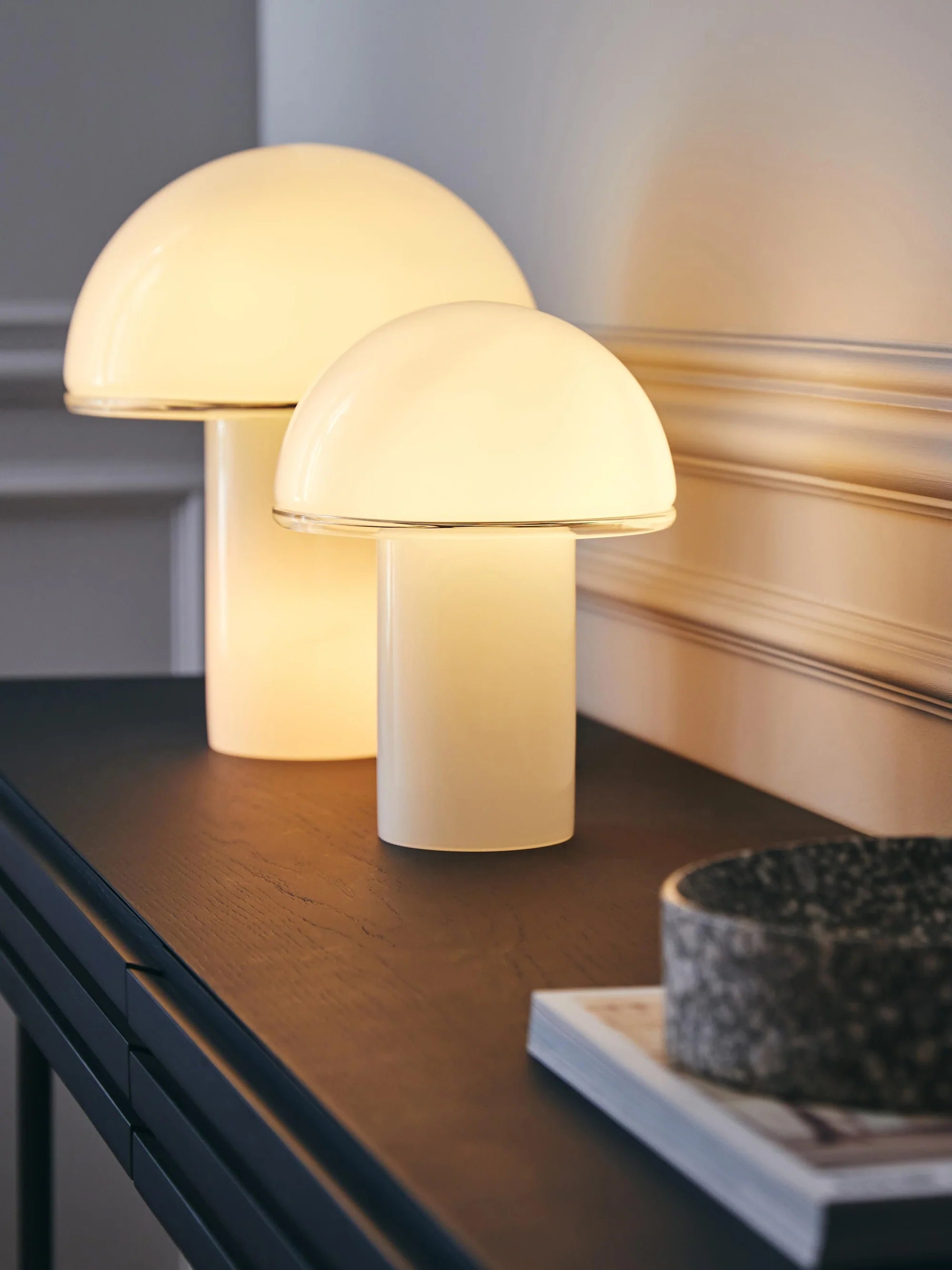 Lampa stołowa ONFALE szkło dmuchane