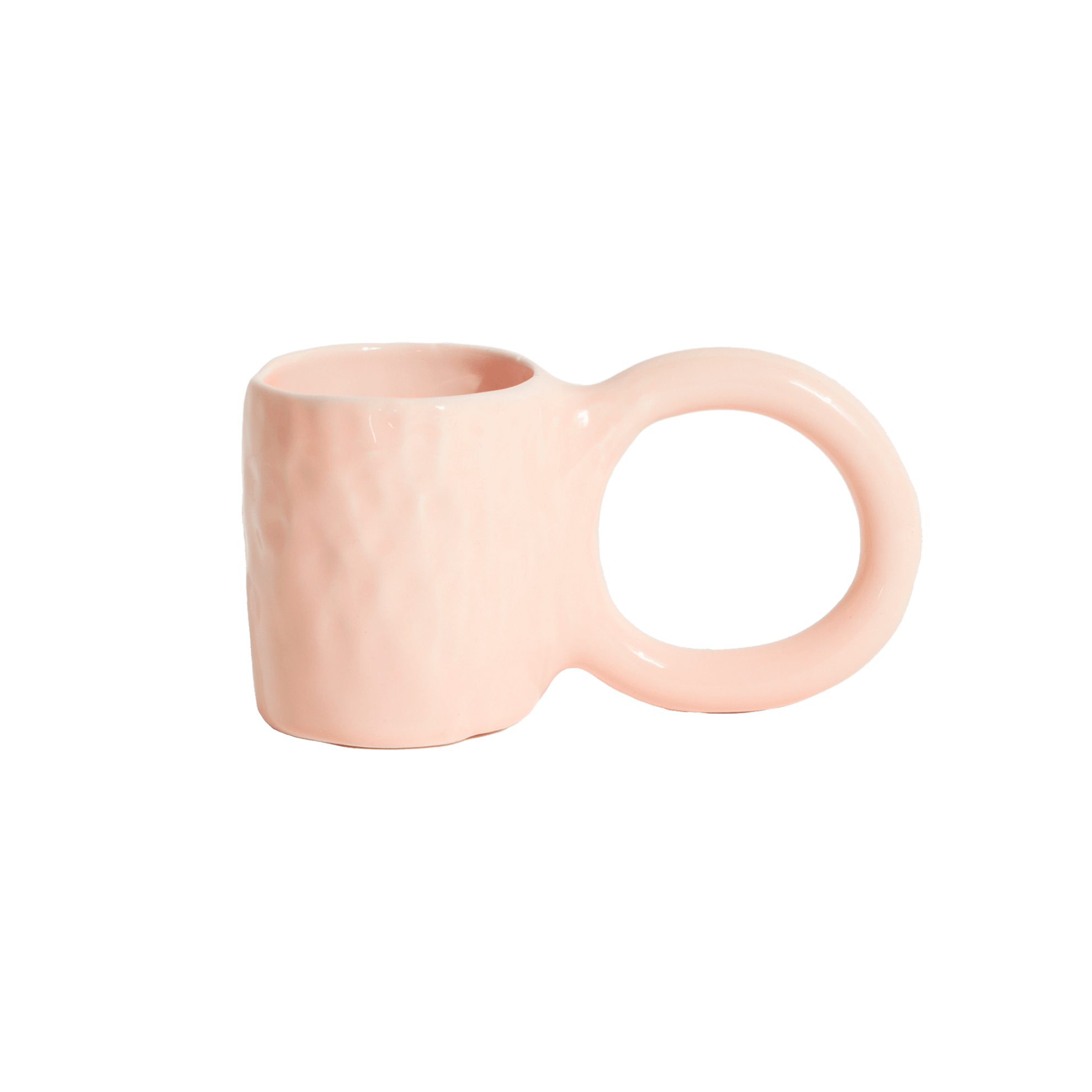Kubek DONUT v jasnorůžové barvě