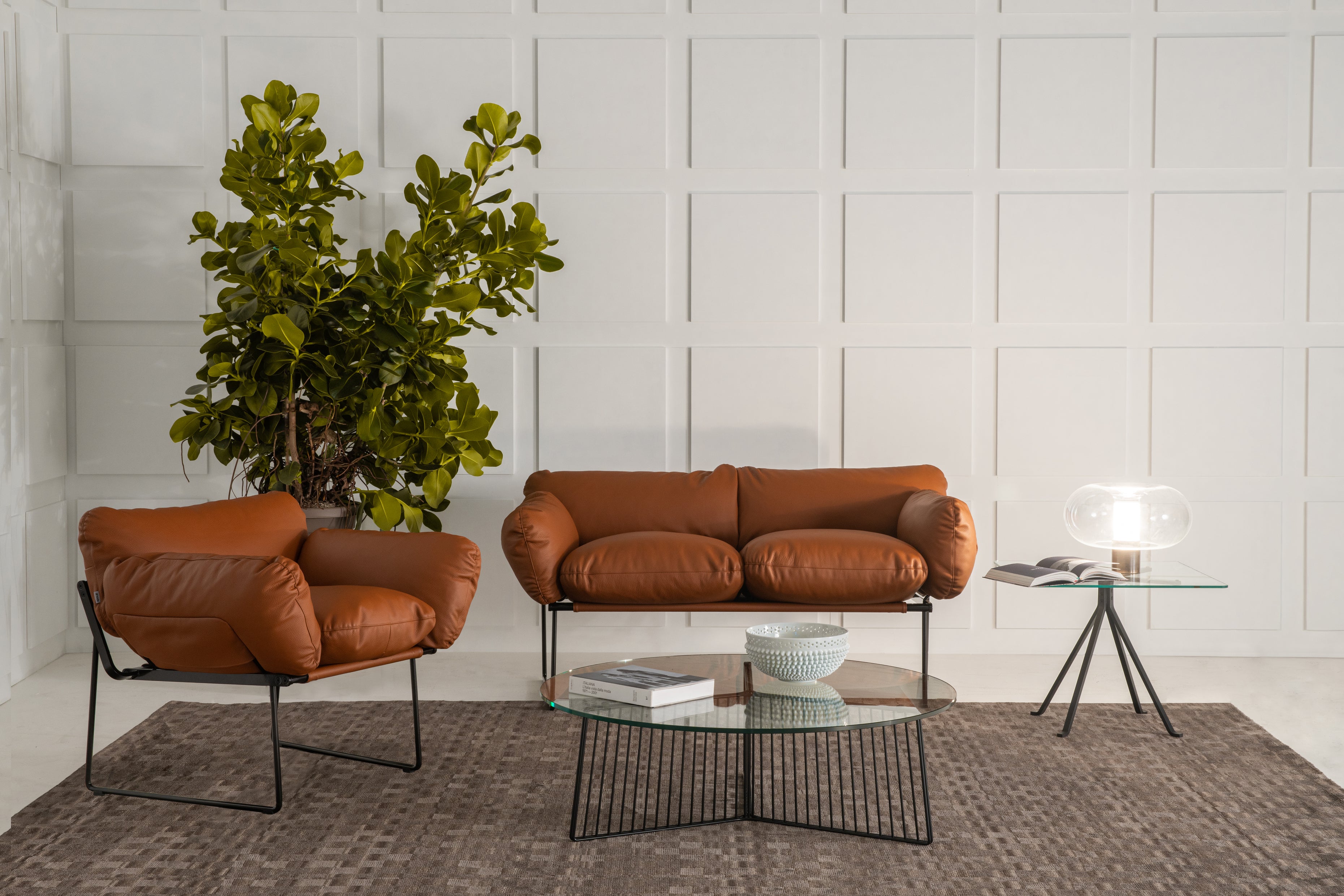 Anapo glass coffee table