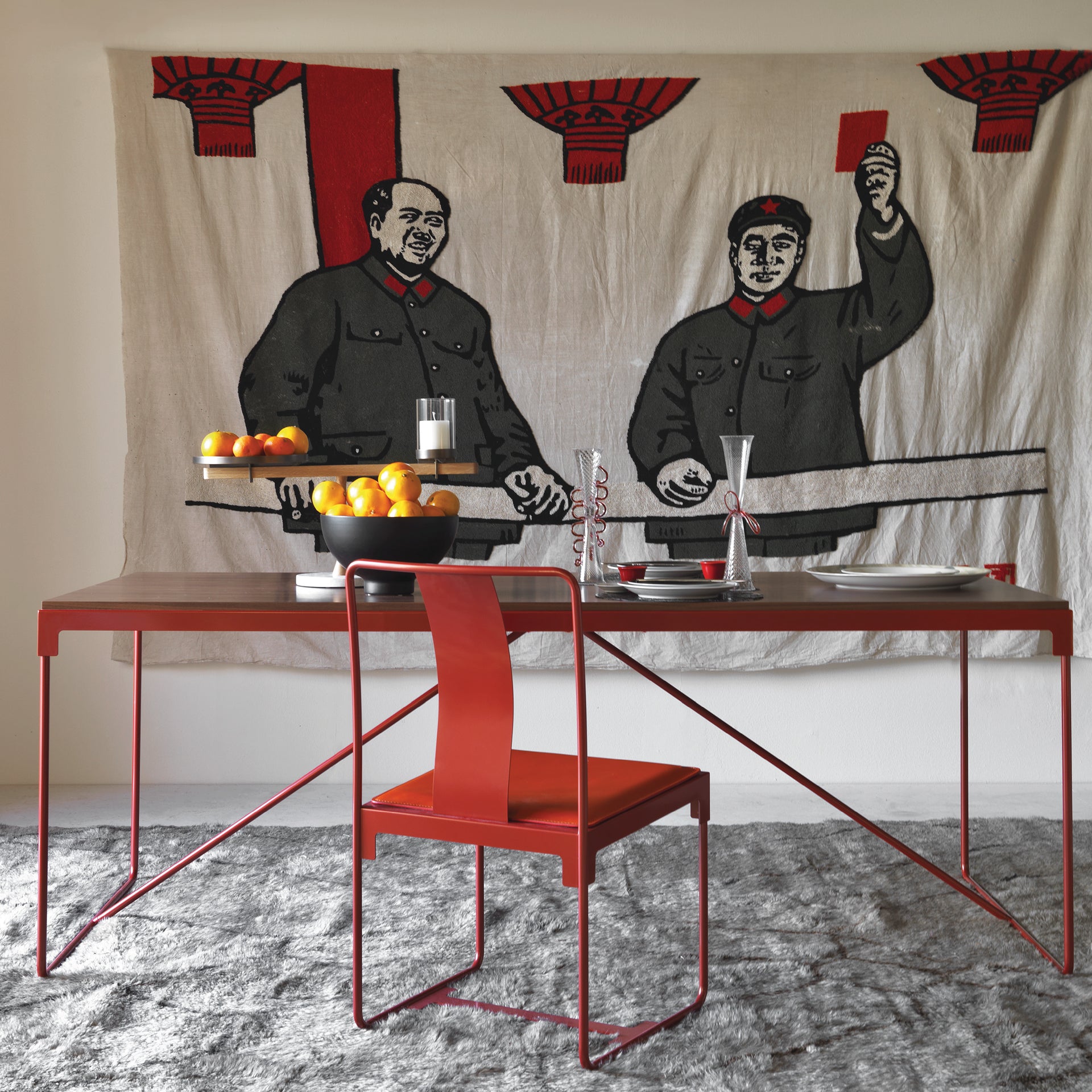 Židle MINGX hnědá