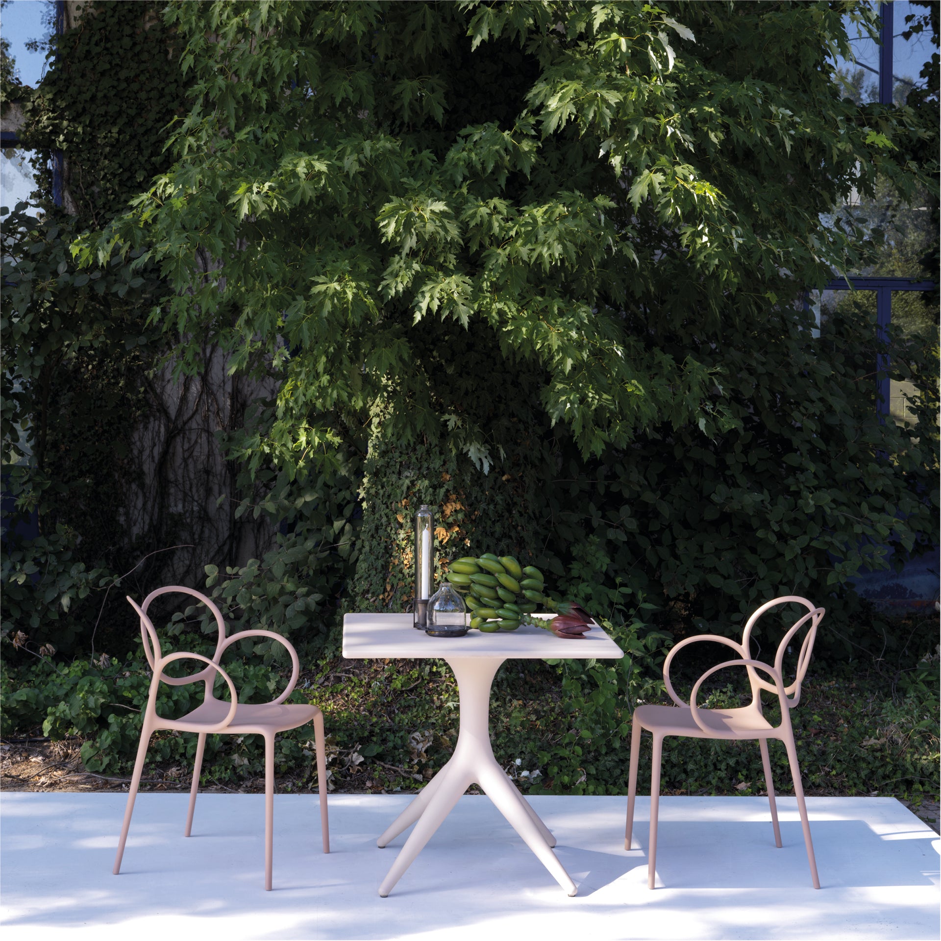 Krzesło z podłokietnikami SISSI różowy