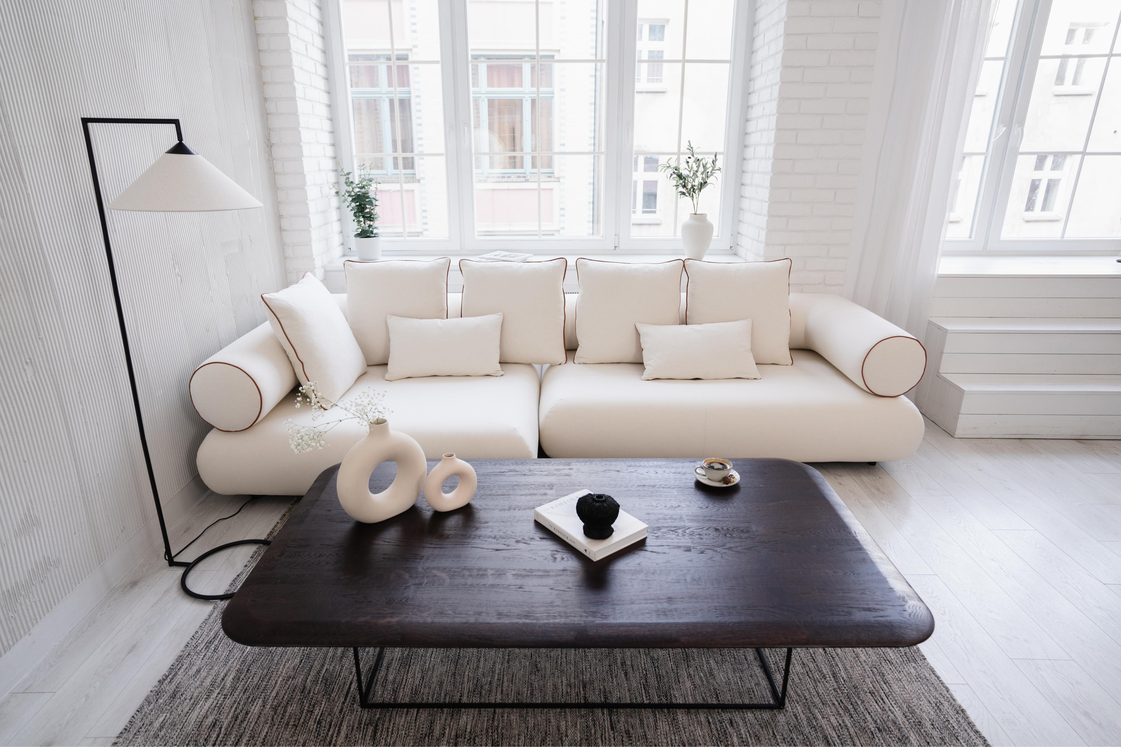 Left-facing corner sofa CASABLANCA customizable