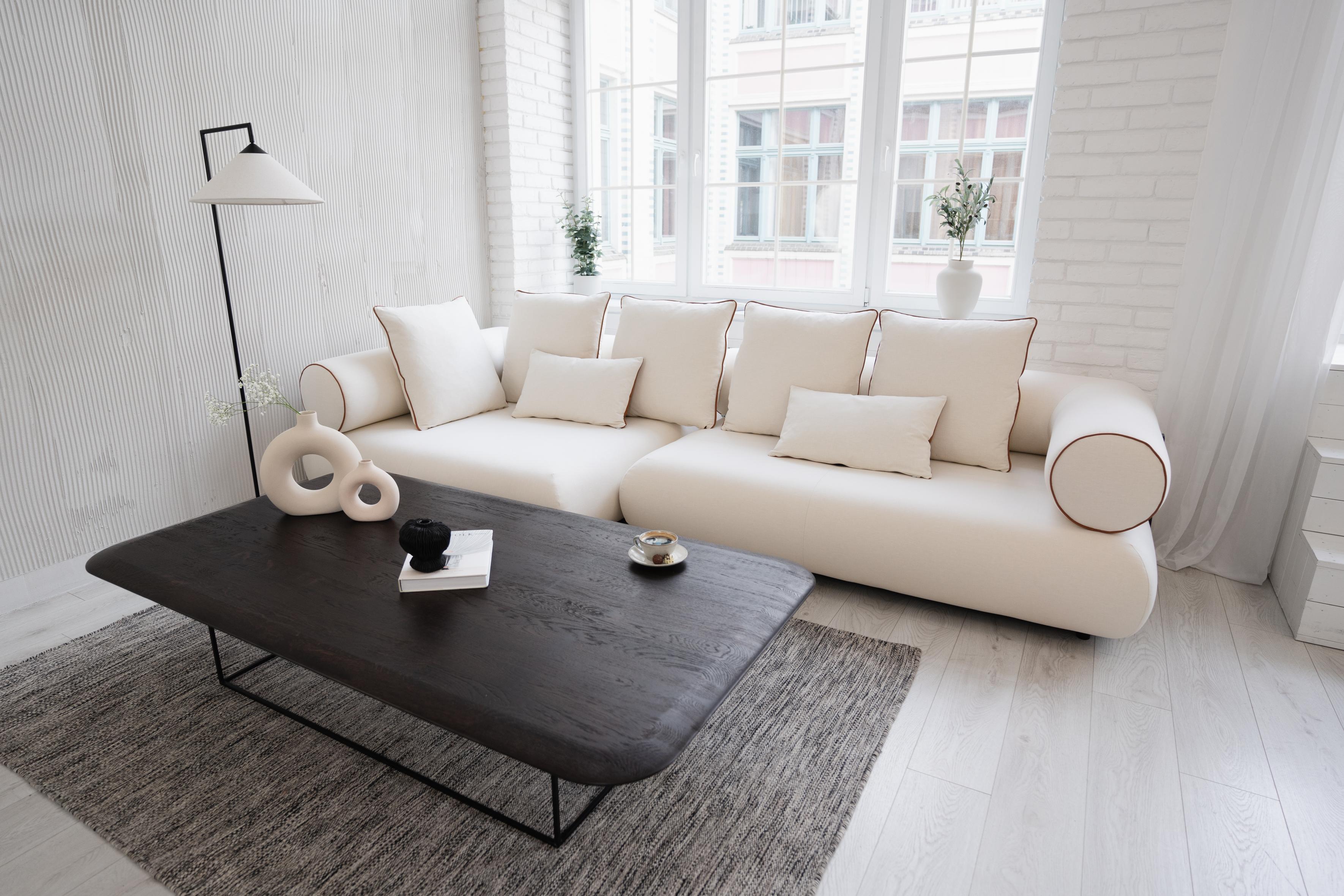 Left-facing corner sofa CASABLANCA customizable