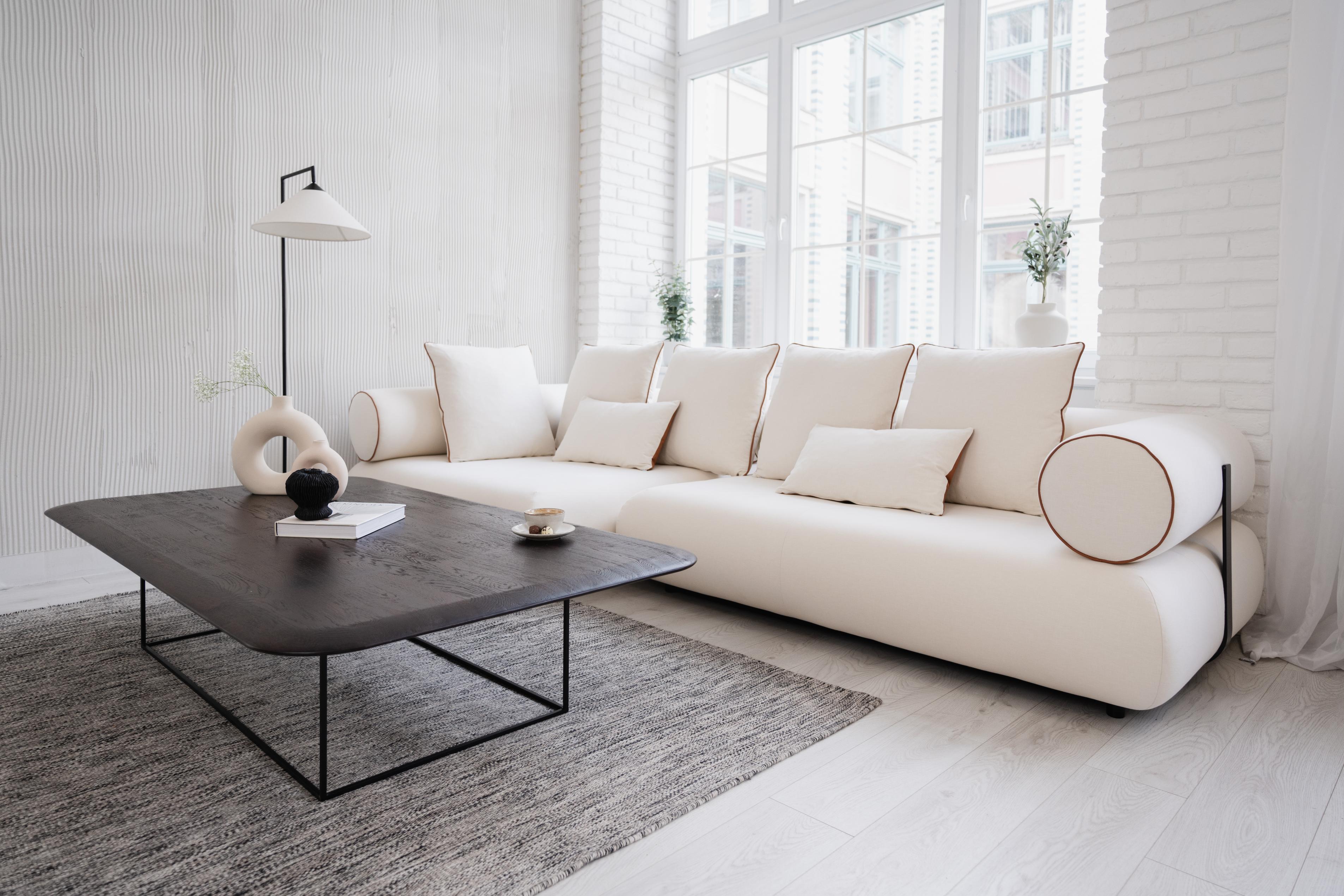 Left-facing corner sofa CASABLANCA customizable