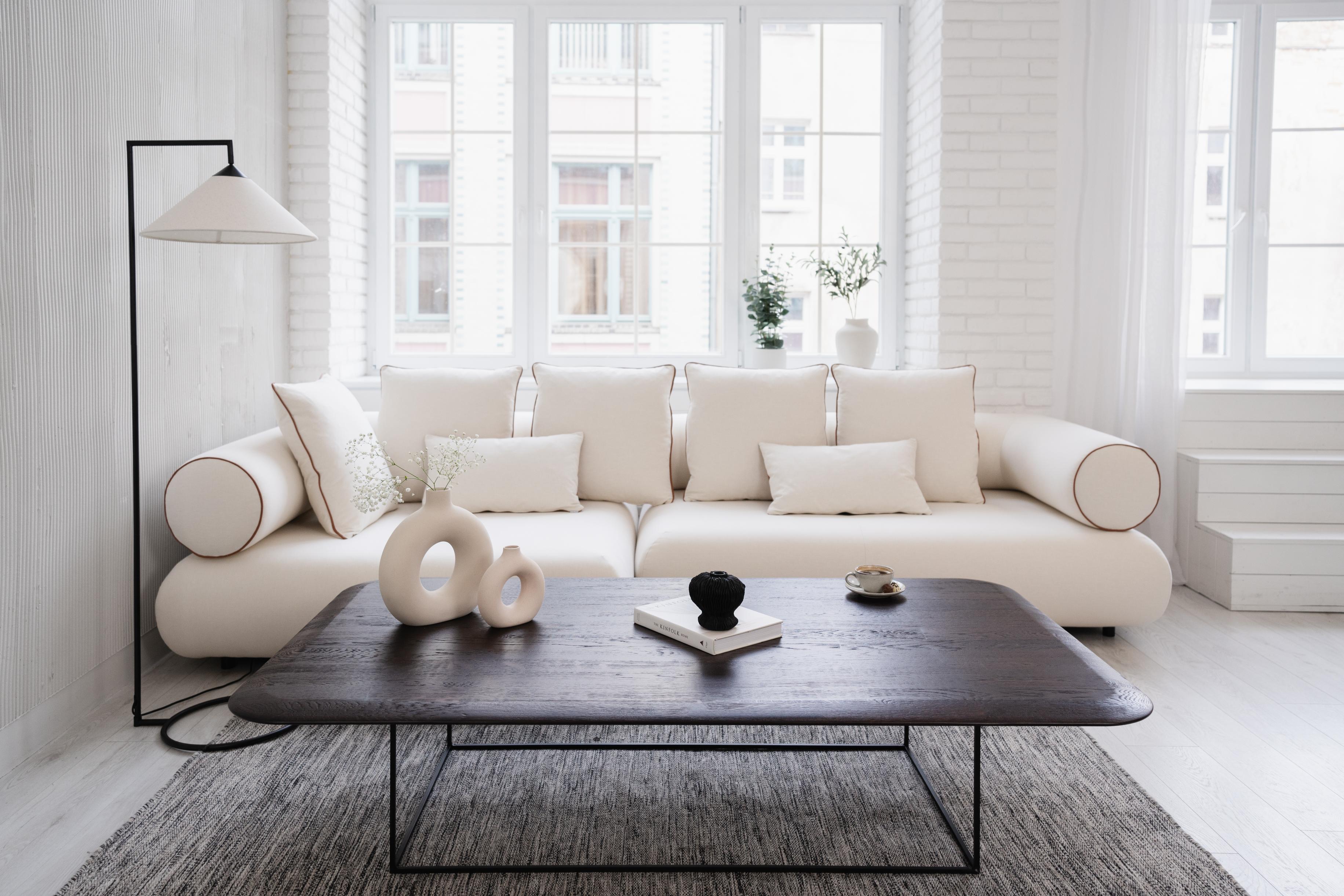 Left-facing corner sofa CASABLANCA customizable