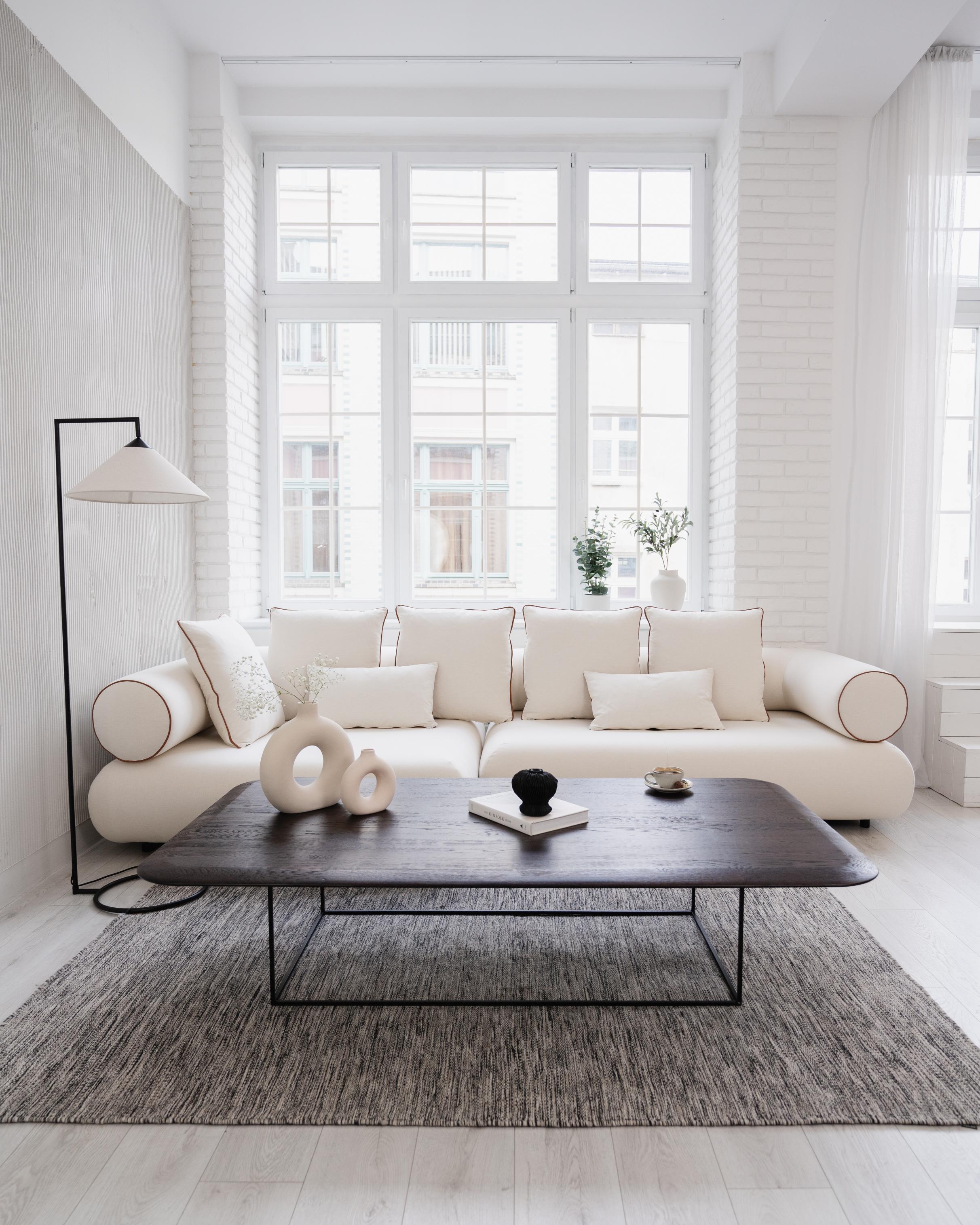 Left-facing corner sofa CASABLANCA customizable