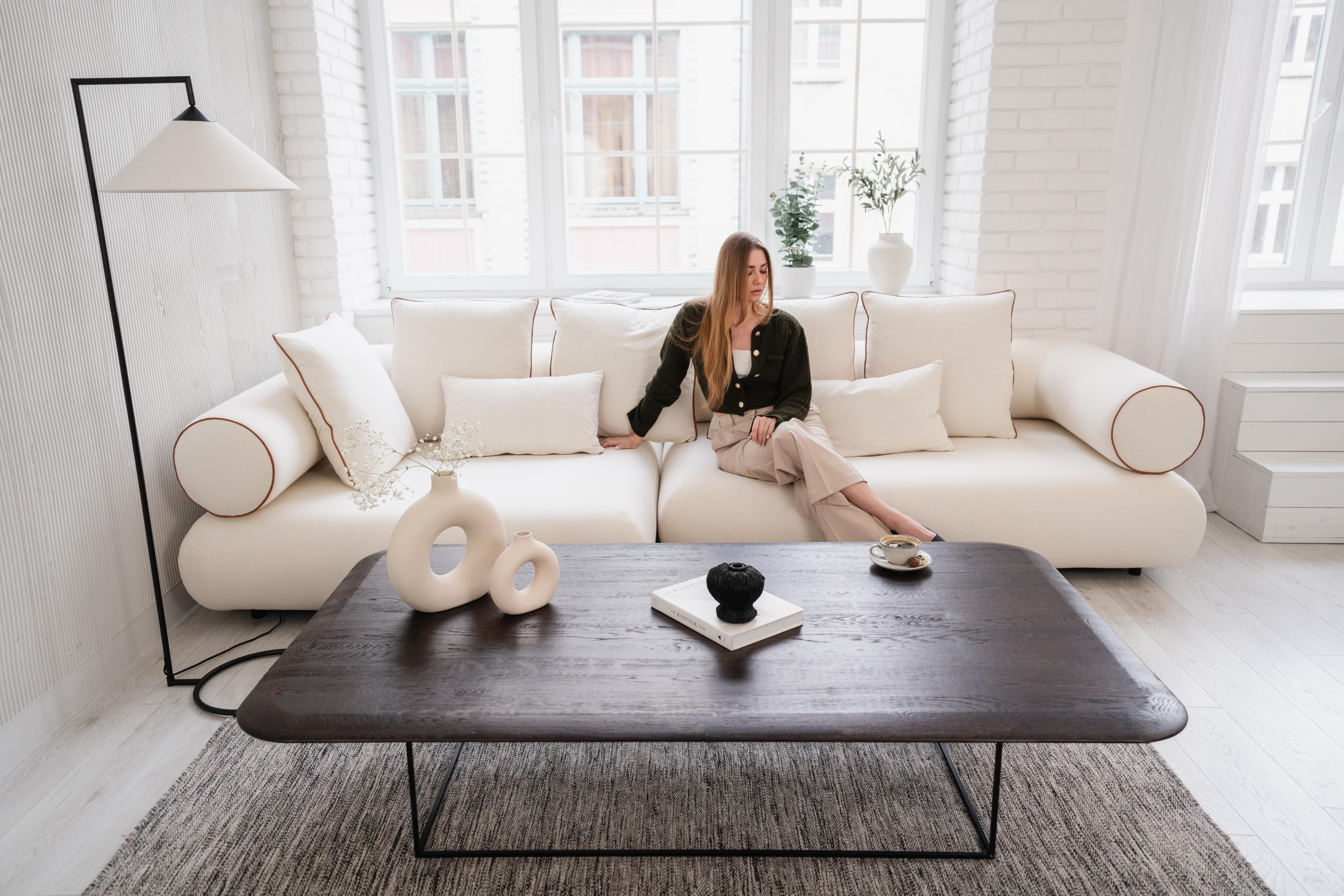 Left-facing corner sofa CASABLANCA customizable