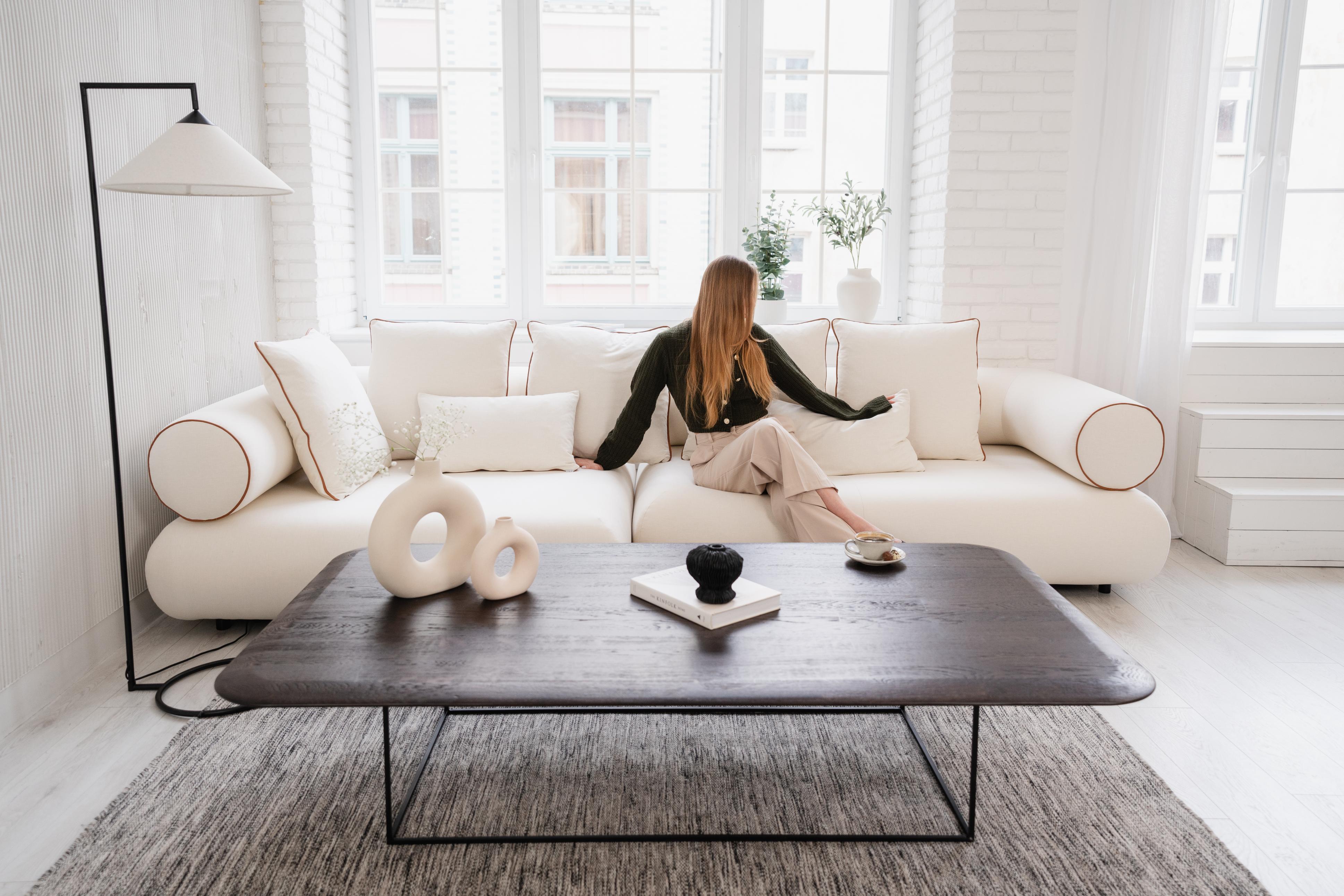 Left-facing corner sofa CASABLANCA customizable