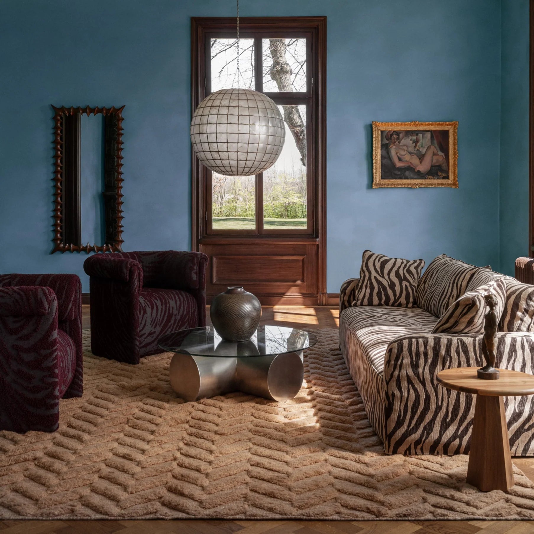 Dywan HERRINGBONE brązowy